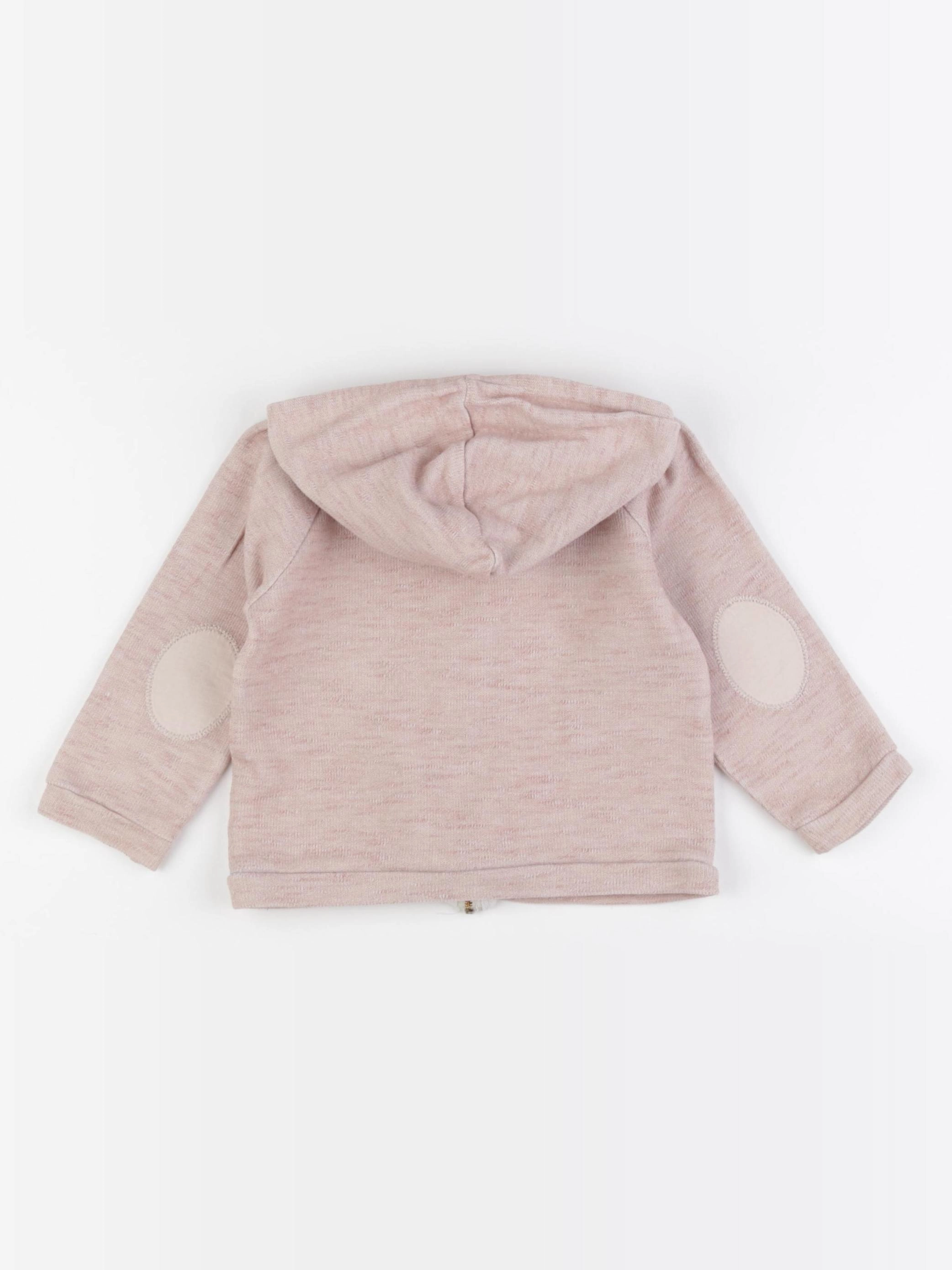 Zara - sweat rose - 18/24 mois