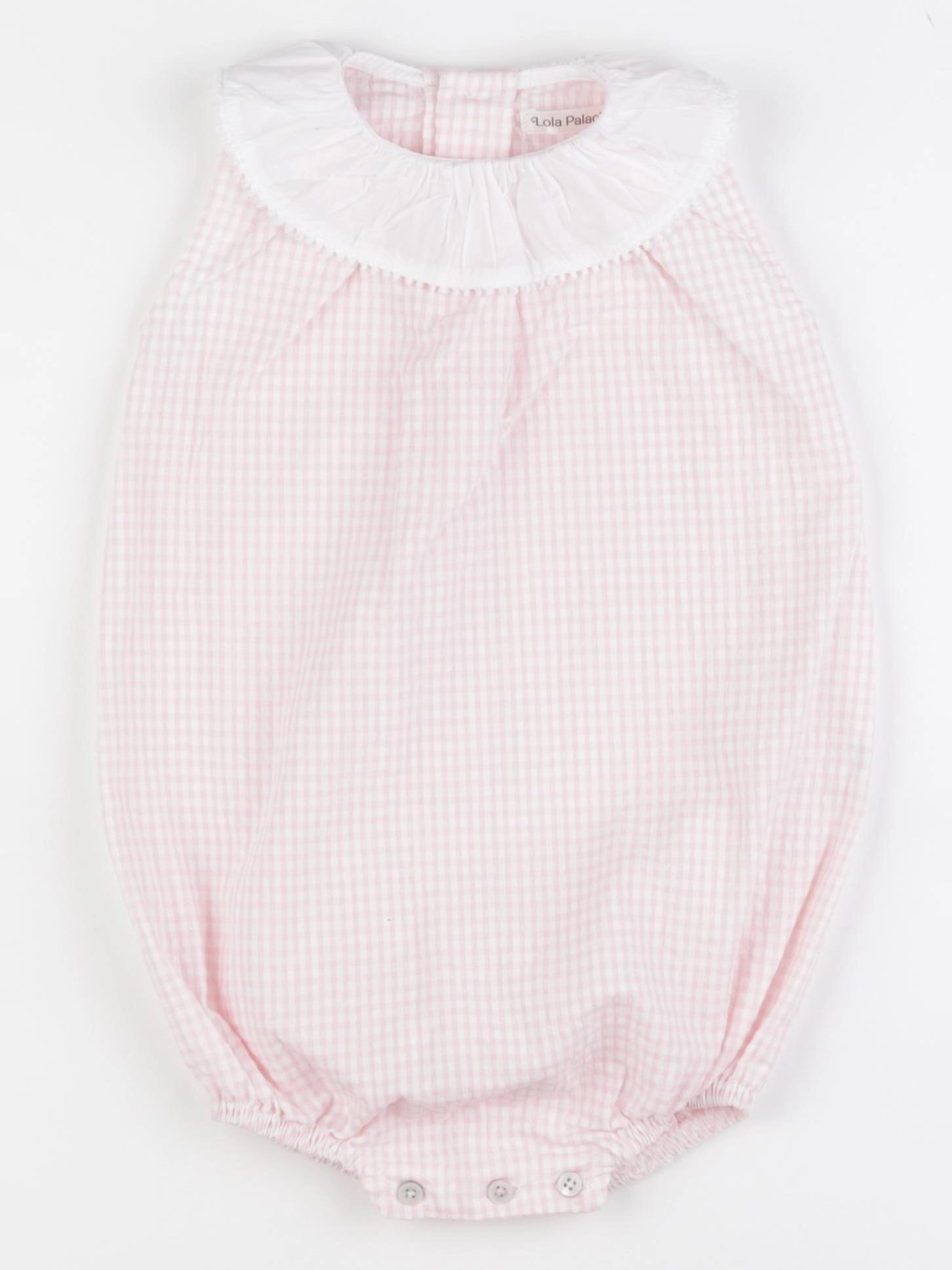 Lola Palacios - combinaison rose, blanc - 3 ans