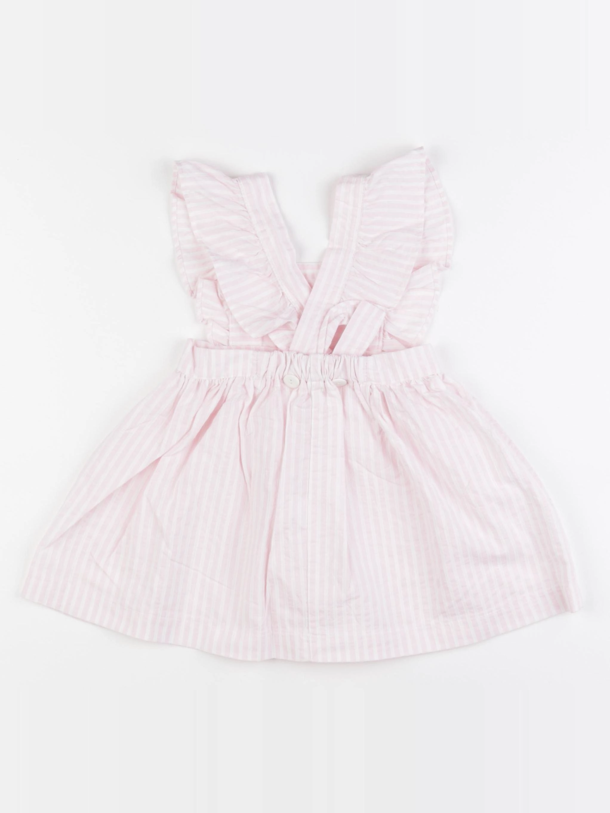 Lola Palacios - robe rose, blanc - 2 ans