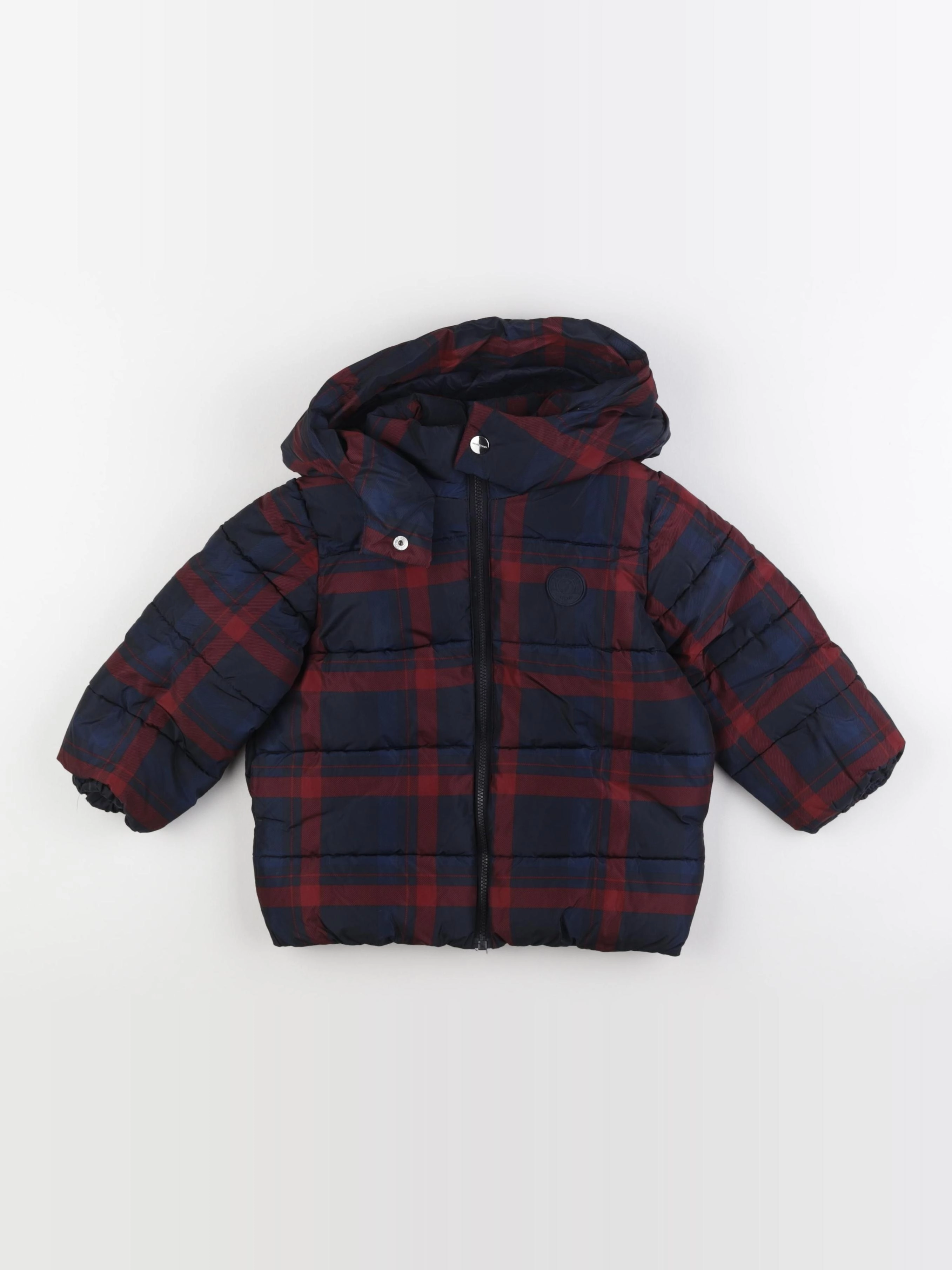 Jacadi - doudoune bleu, rouge - 24 mois