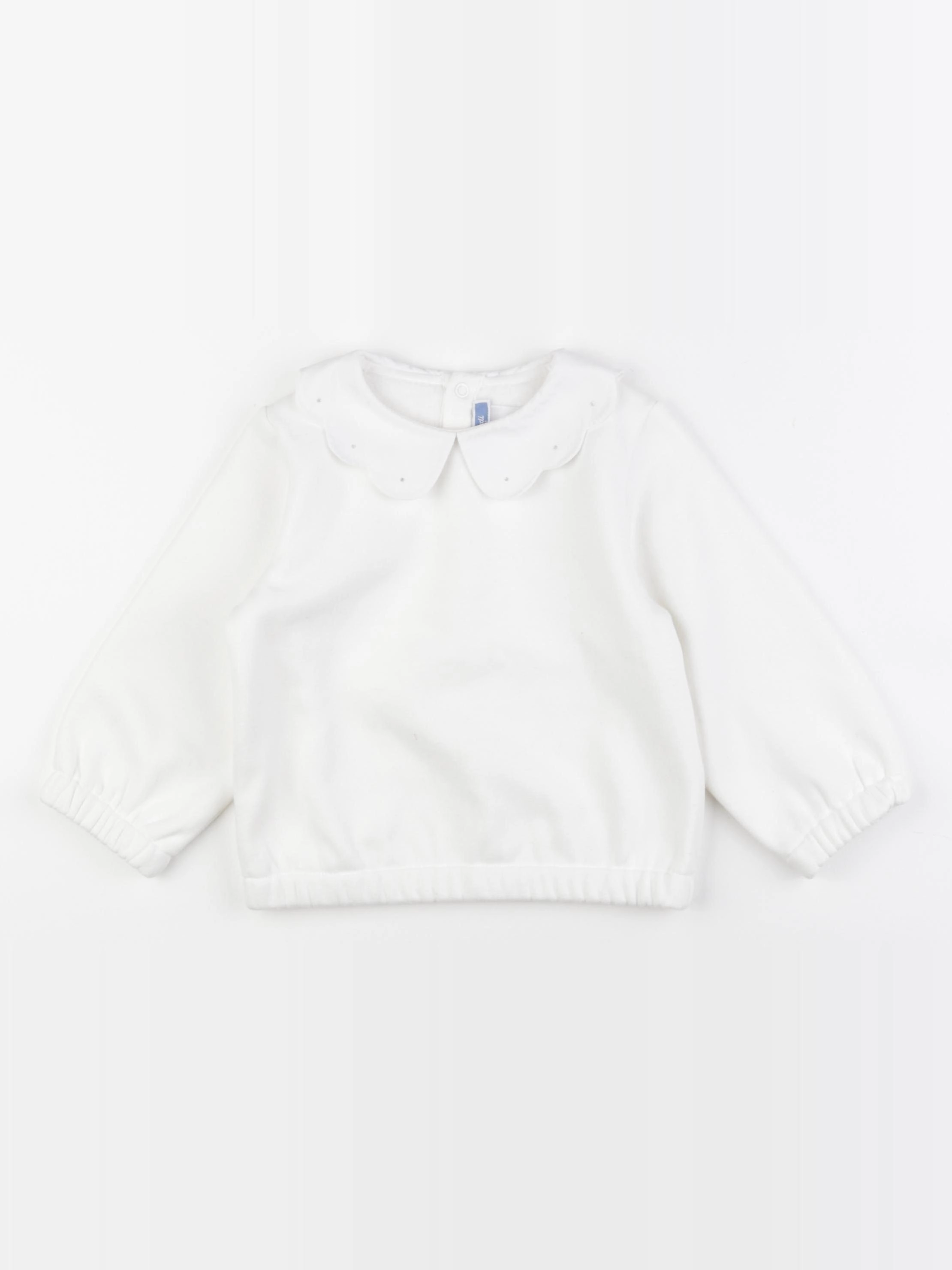 Jacadi - sweat blanc - 36 mois