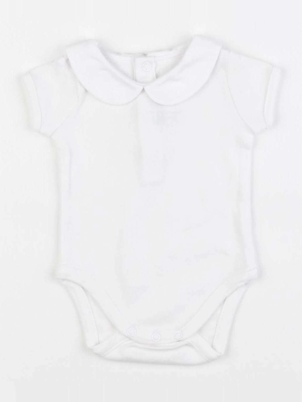 Jacadi - body à col blanc - 1 mois