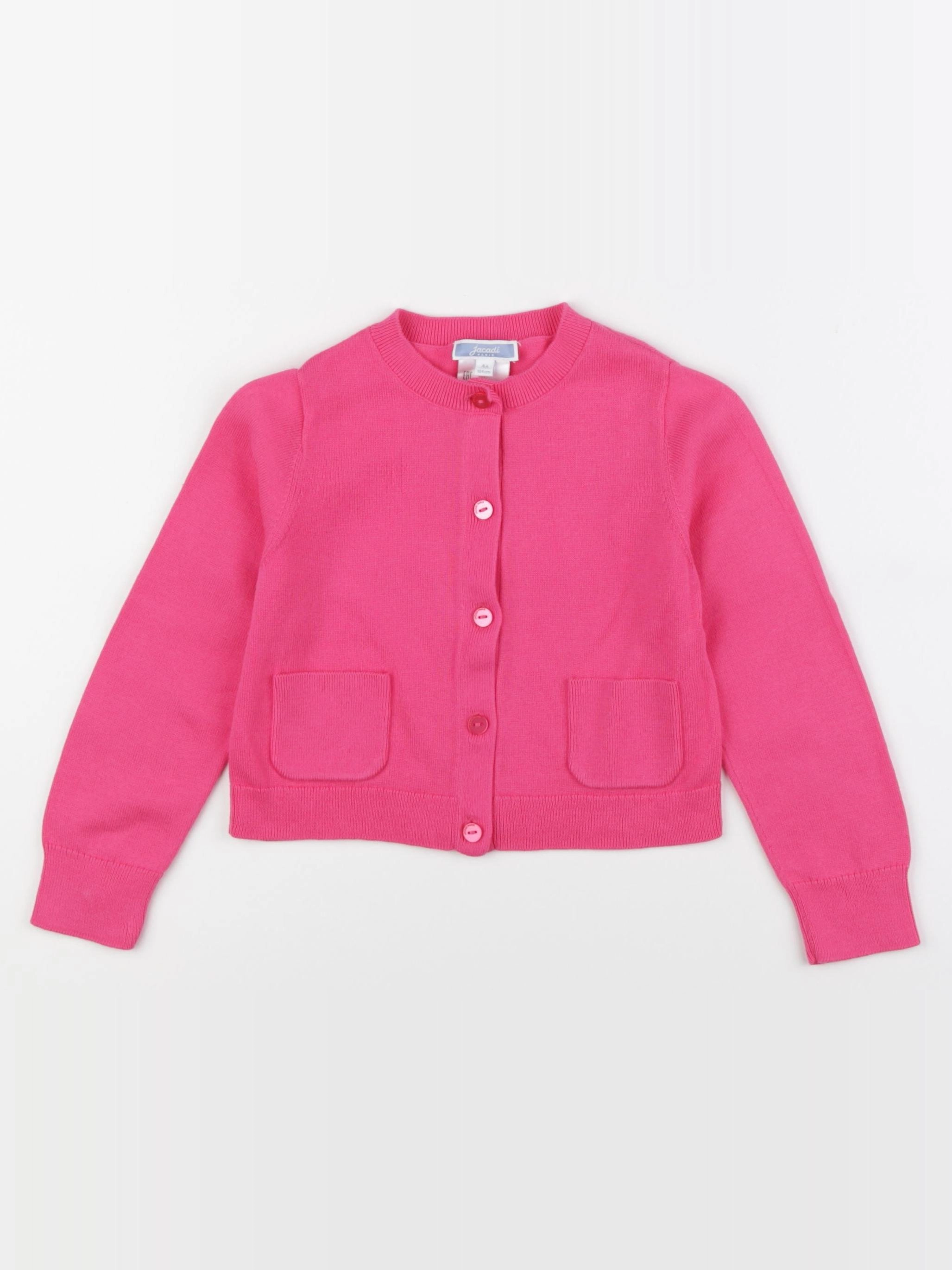 Jacadi - gilet rose - 4 ans