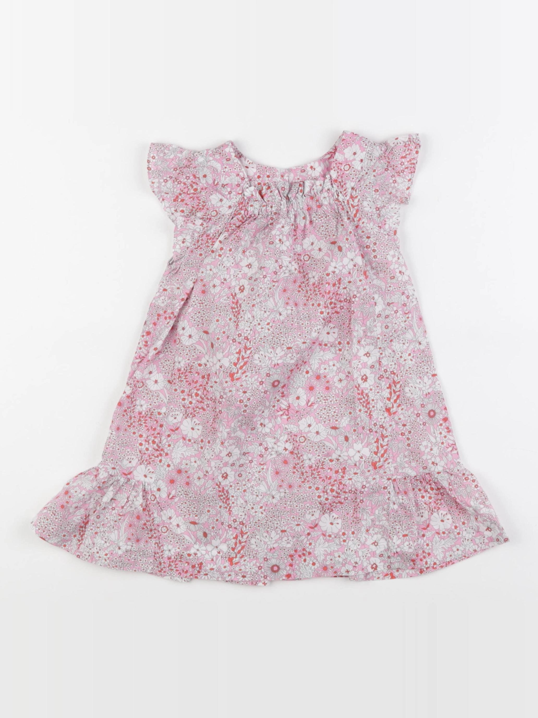 Jacadi - robe liberty rose - 2 ans