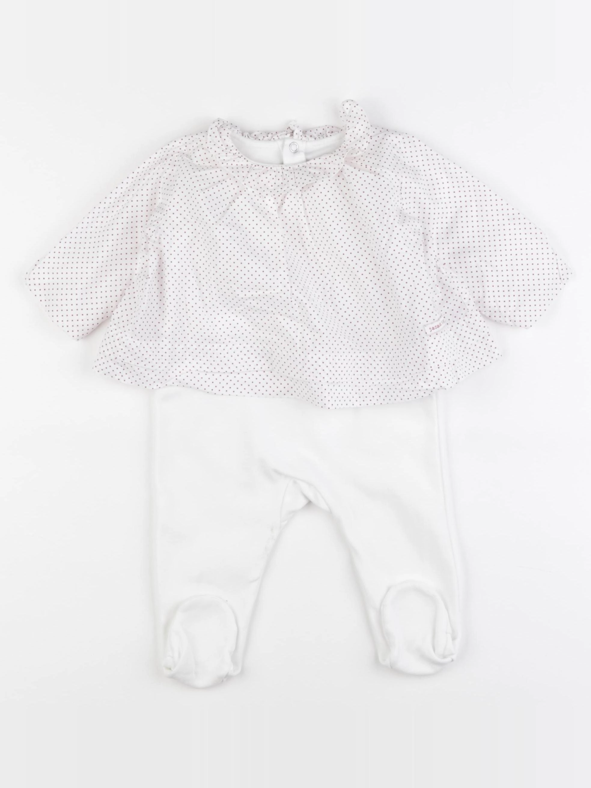 Jacadi - pyjama coton rouge - 6 mois