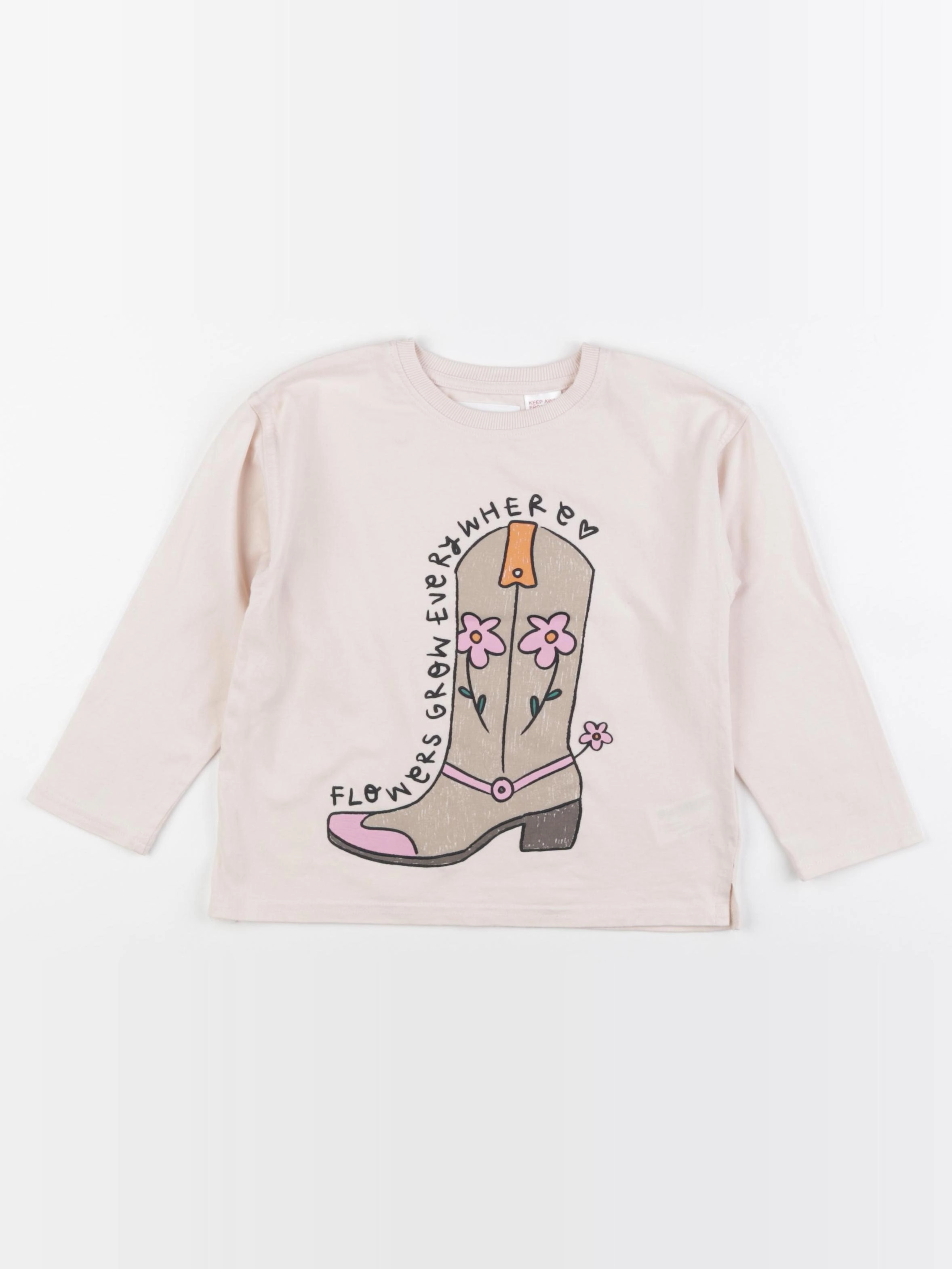 Zara - tee-shirt beige - 5 ans