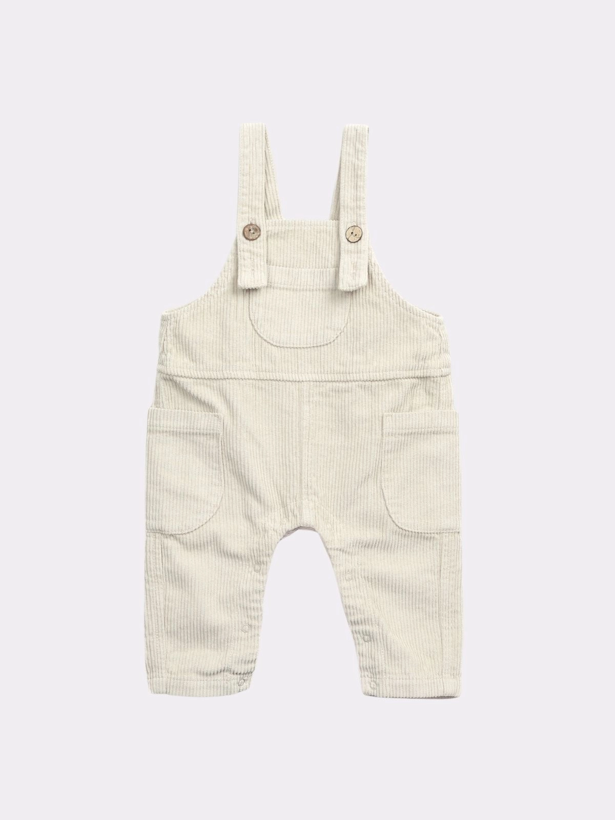 Play Up - salopette velours beige - 3 mois