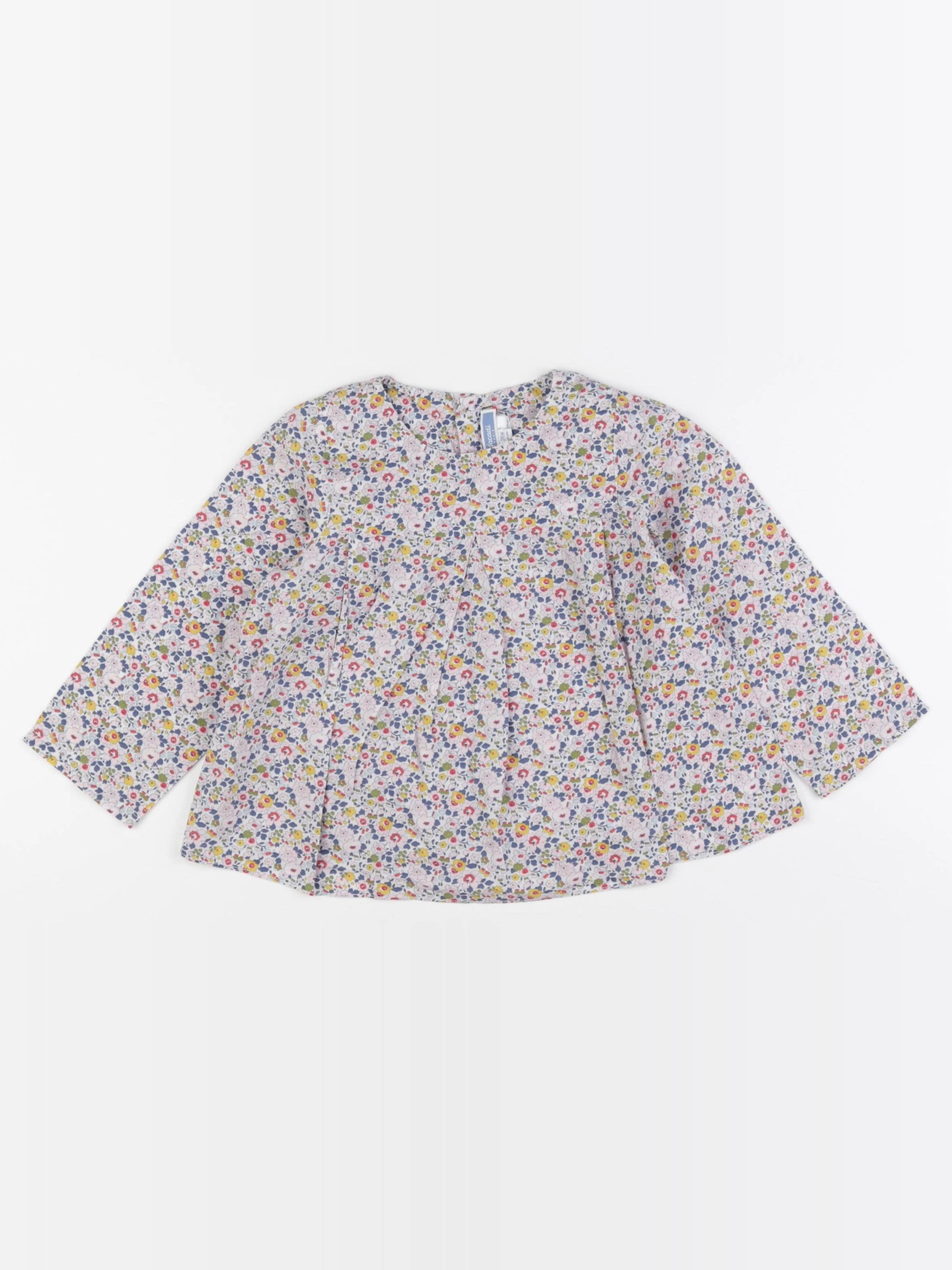 Jacadi - blouse liberty multicolore - 36 mois