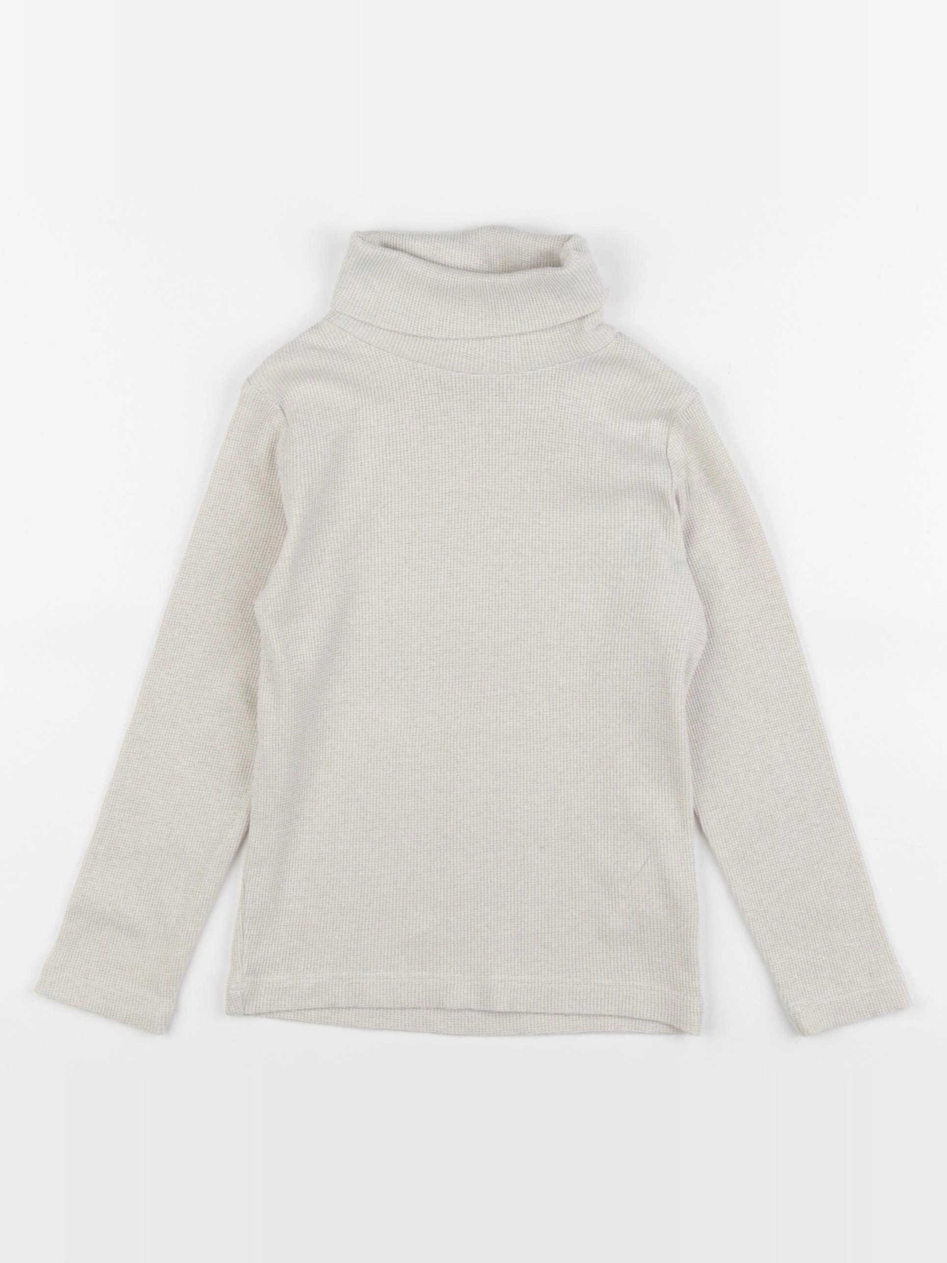 Monoprix - sous-pull beige, or - 5 ans