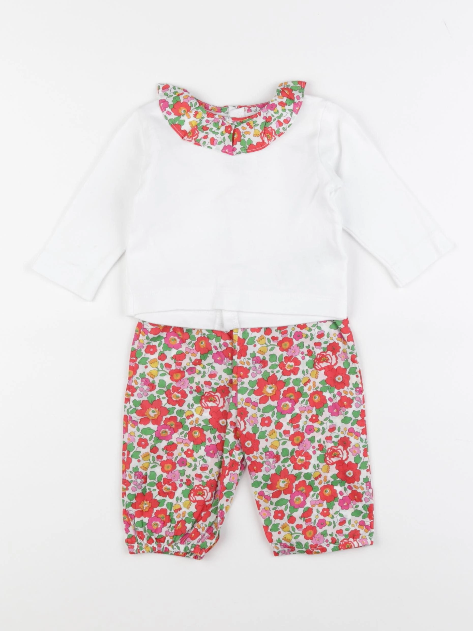 Jacadi - ensemble liberty multicolore - 6 mois