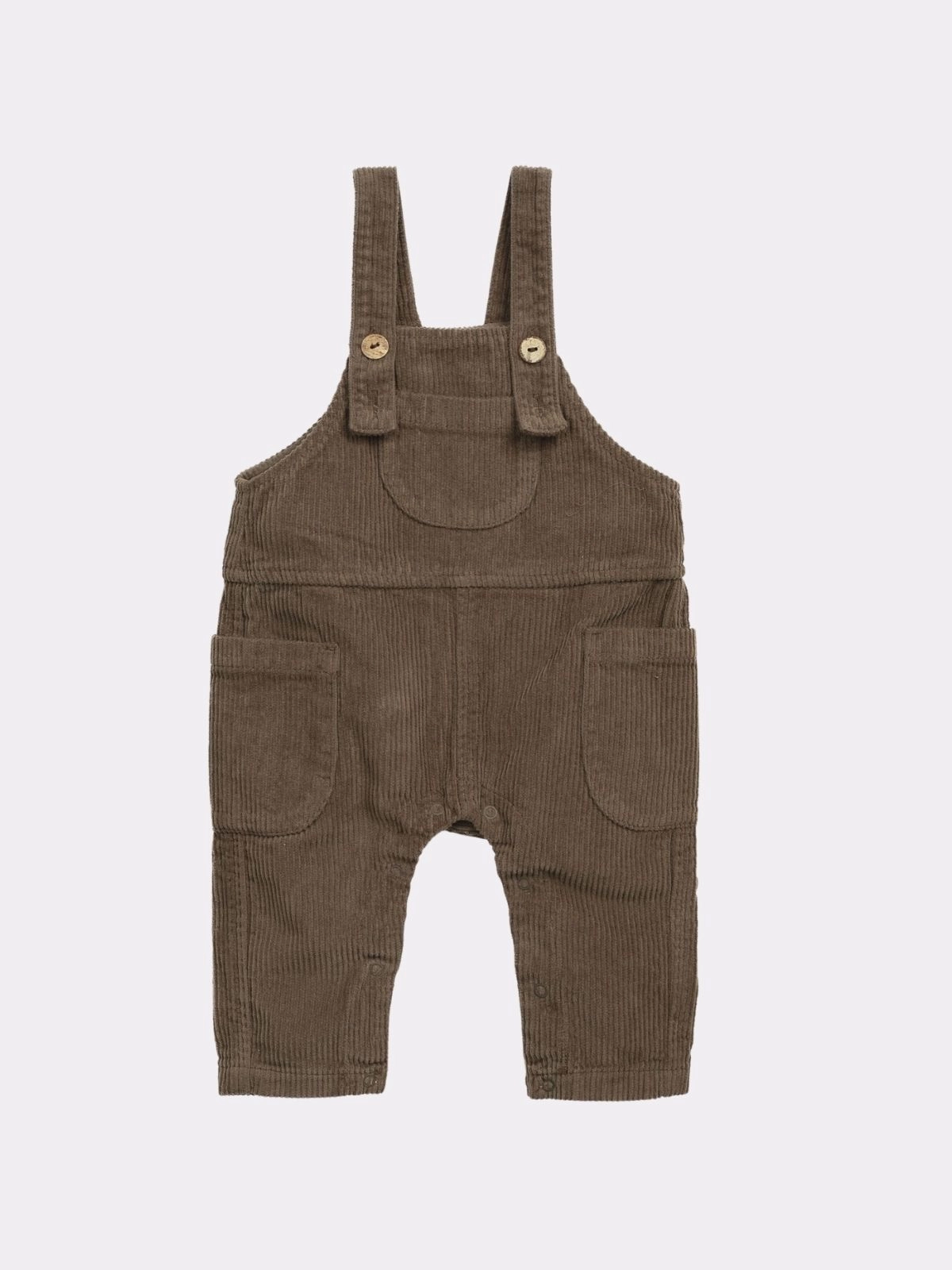 Play Up - salopette velours  marron - 3 mois