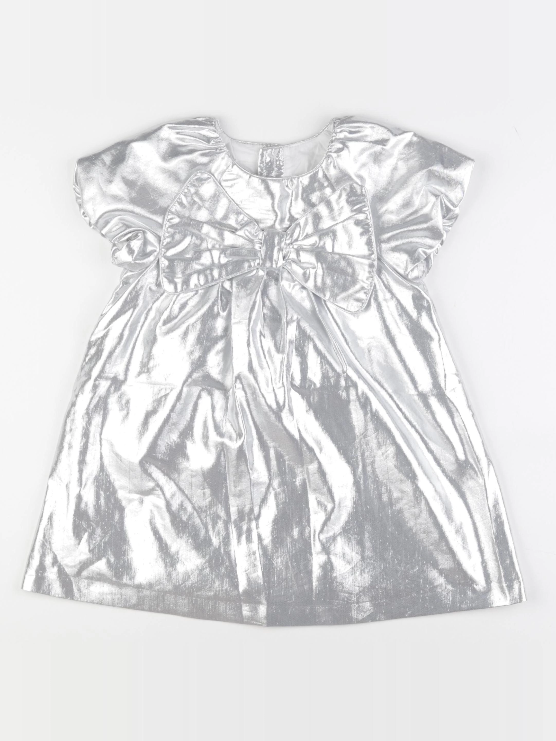 Zara - robe argent - 3/4 ans