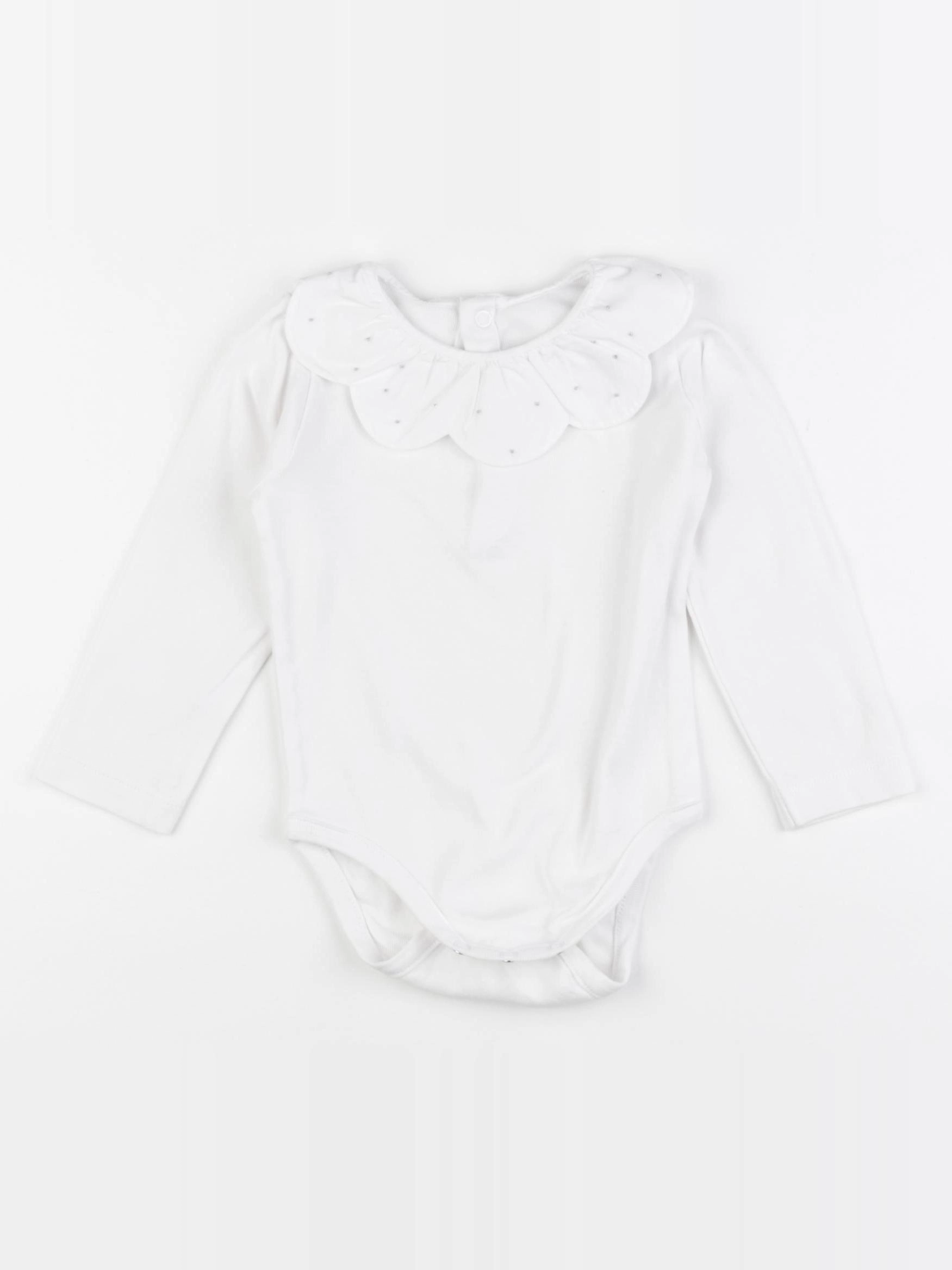 Jacadi - body à col blanc - 18 mois