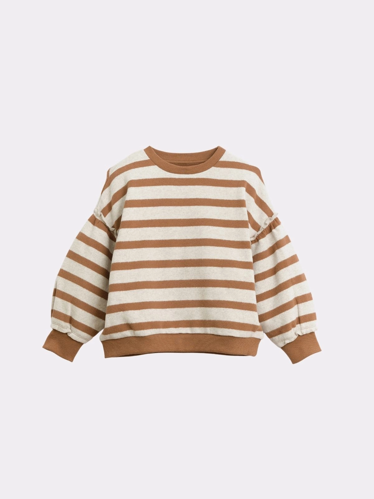 Play Up - sweat marron, beige - 3 ans