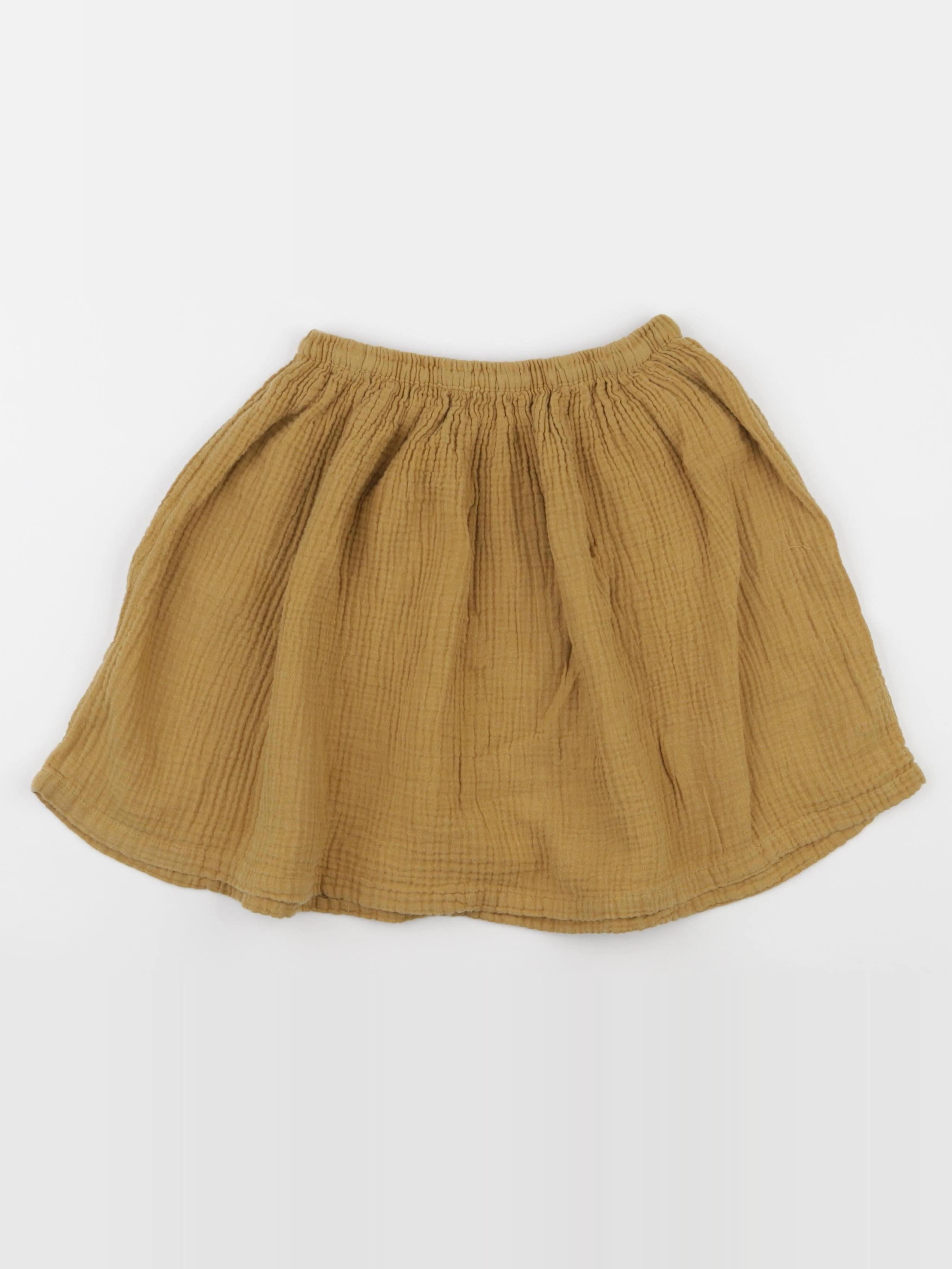 H&M - jupe jaune - 6/8 ans
