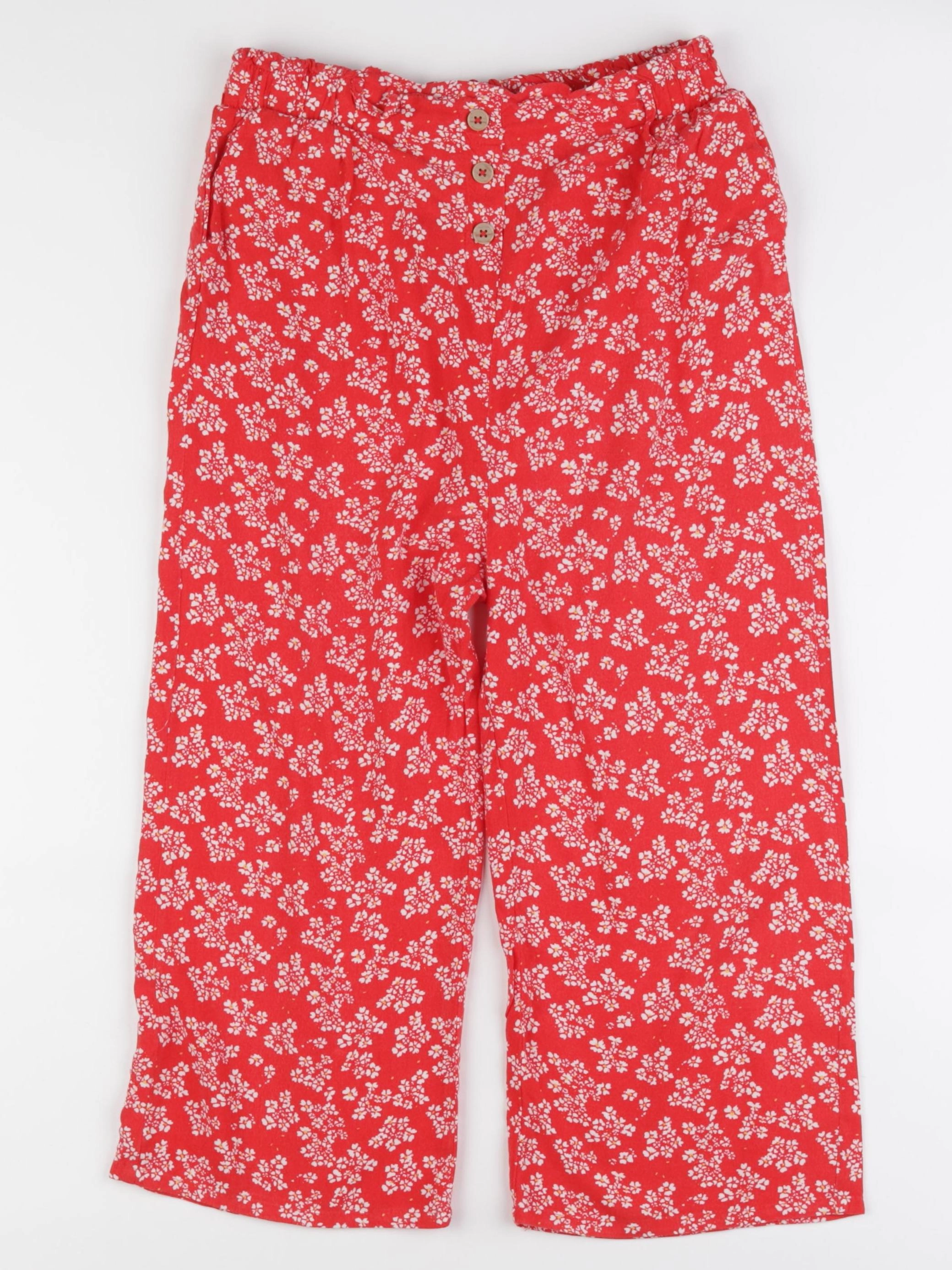 Vertbaudet - pantalon rouge - 12 ans