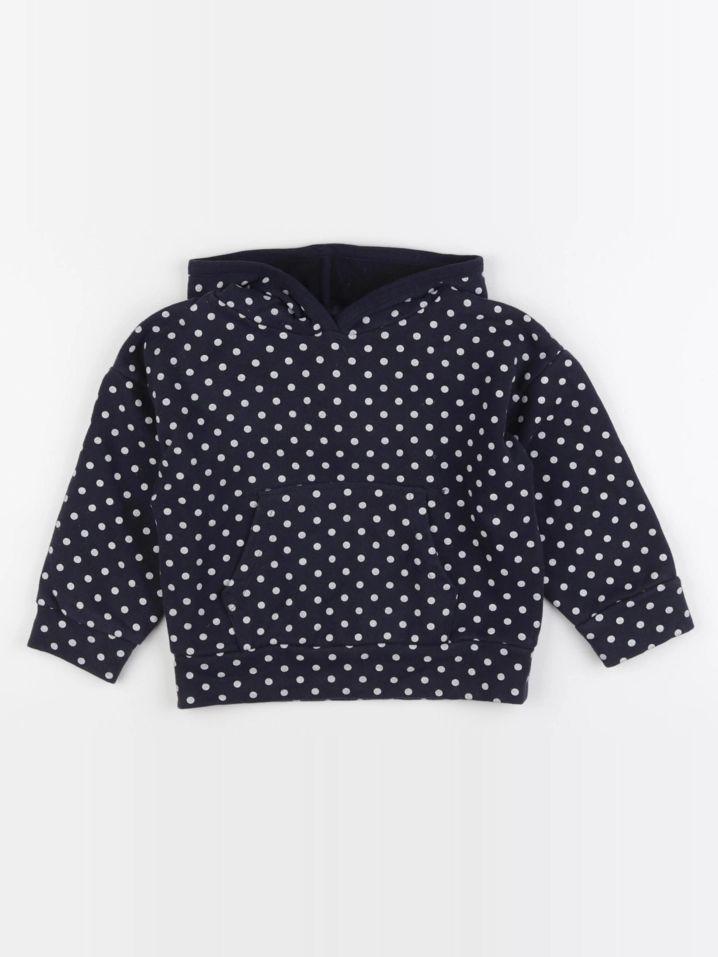 Petit Bateau - sweat bleu - 4 ans