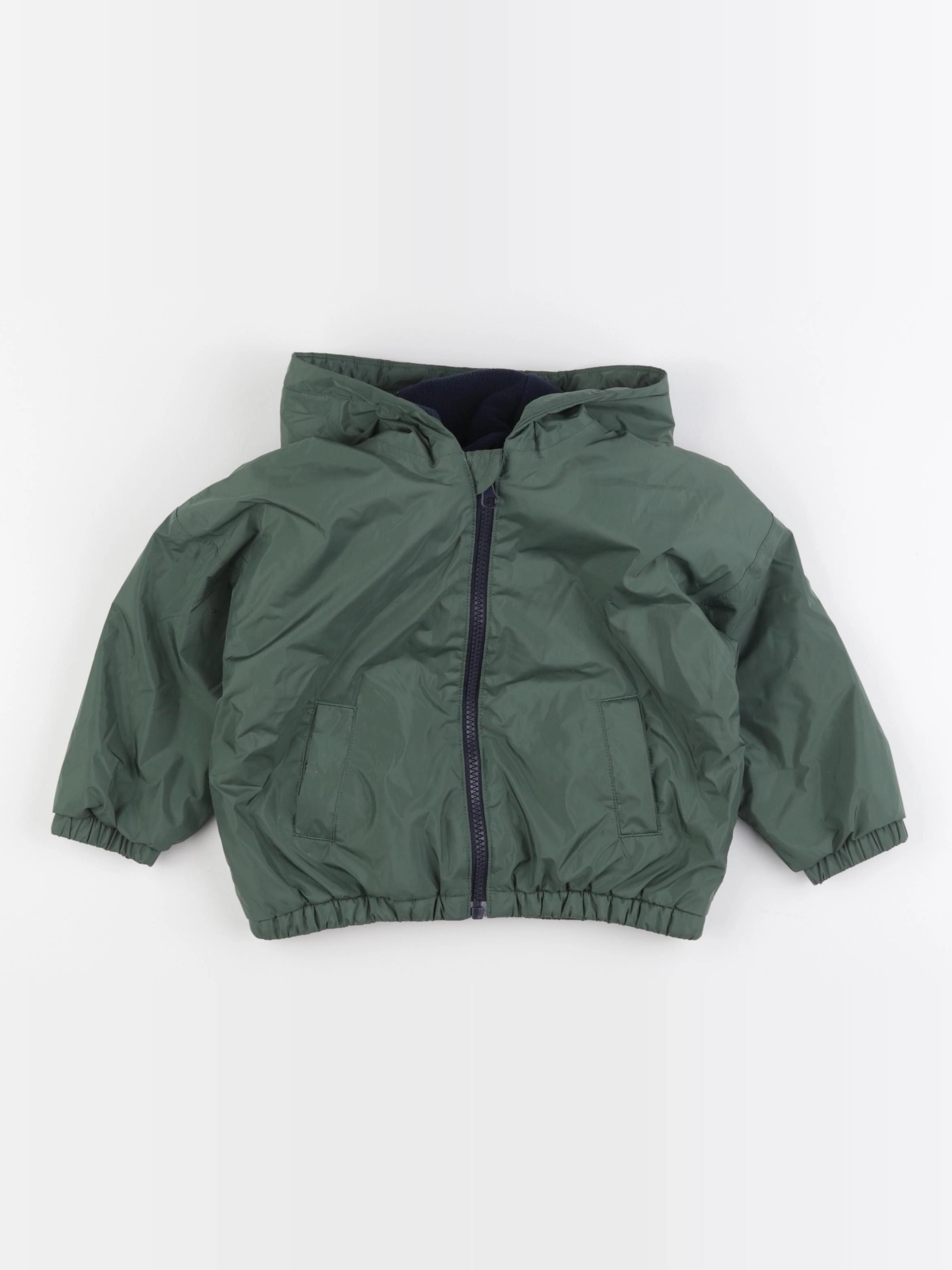 Petit Bateau - imperméable vert - 3 ans