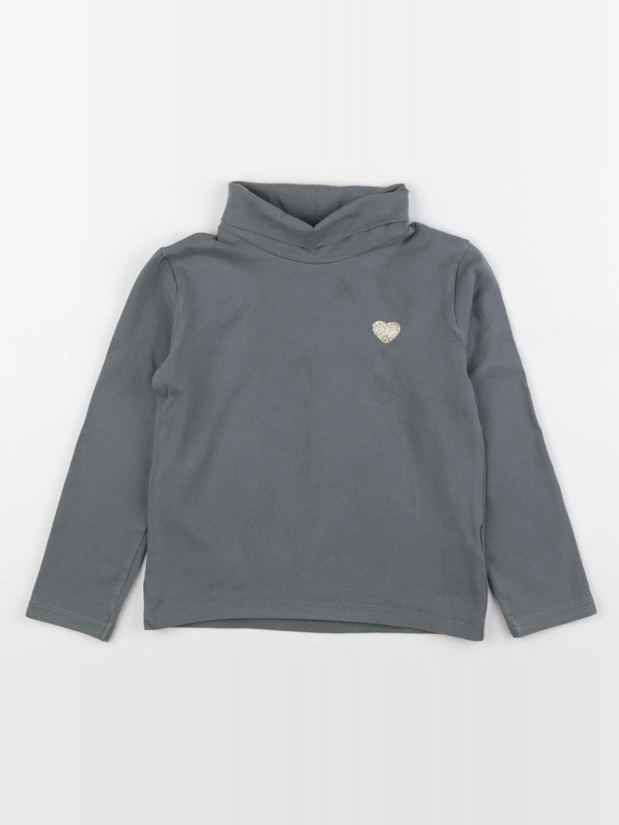 Vertbaudet - sous-pull vert - 6 ans
