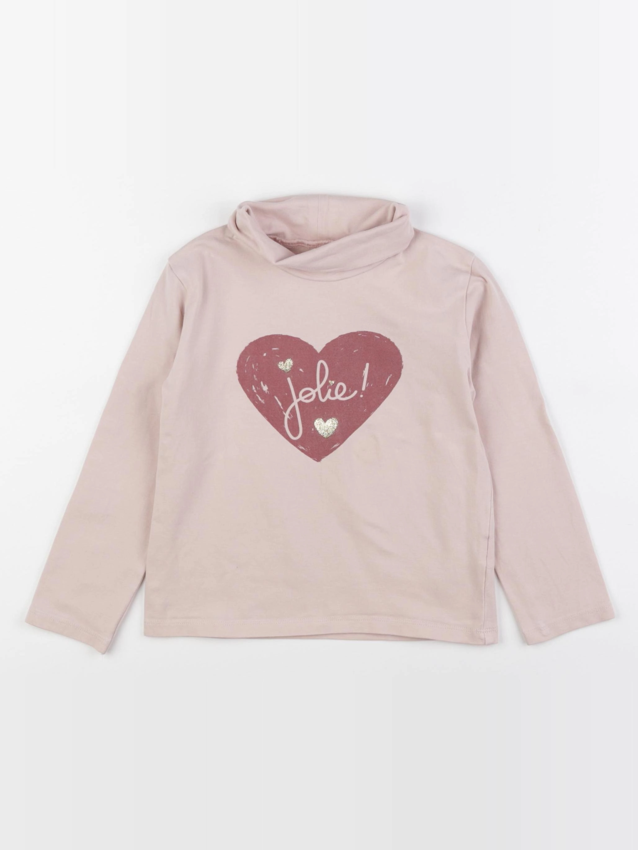 Vertbaudet - sous-pull rose - 6 ans