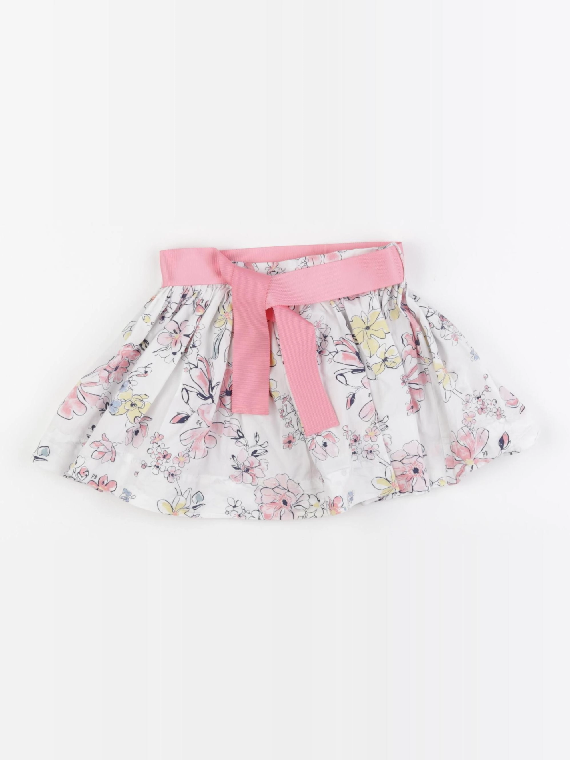 Petit Bateau - jupe blanc - 3 ans