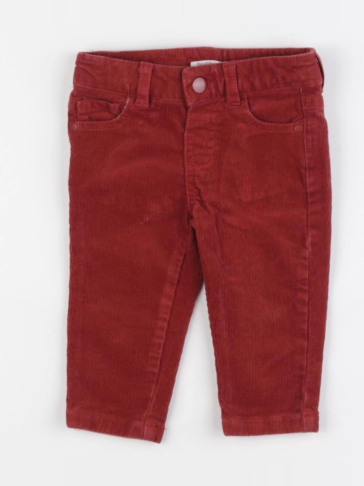 Boutchou - pantalon rouge - 6 mois