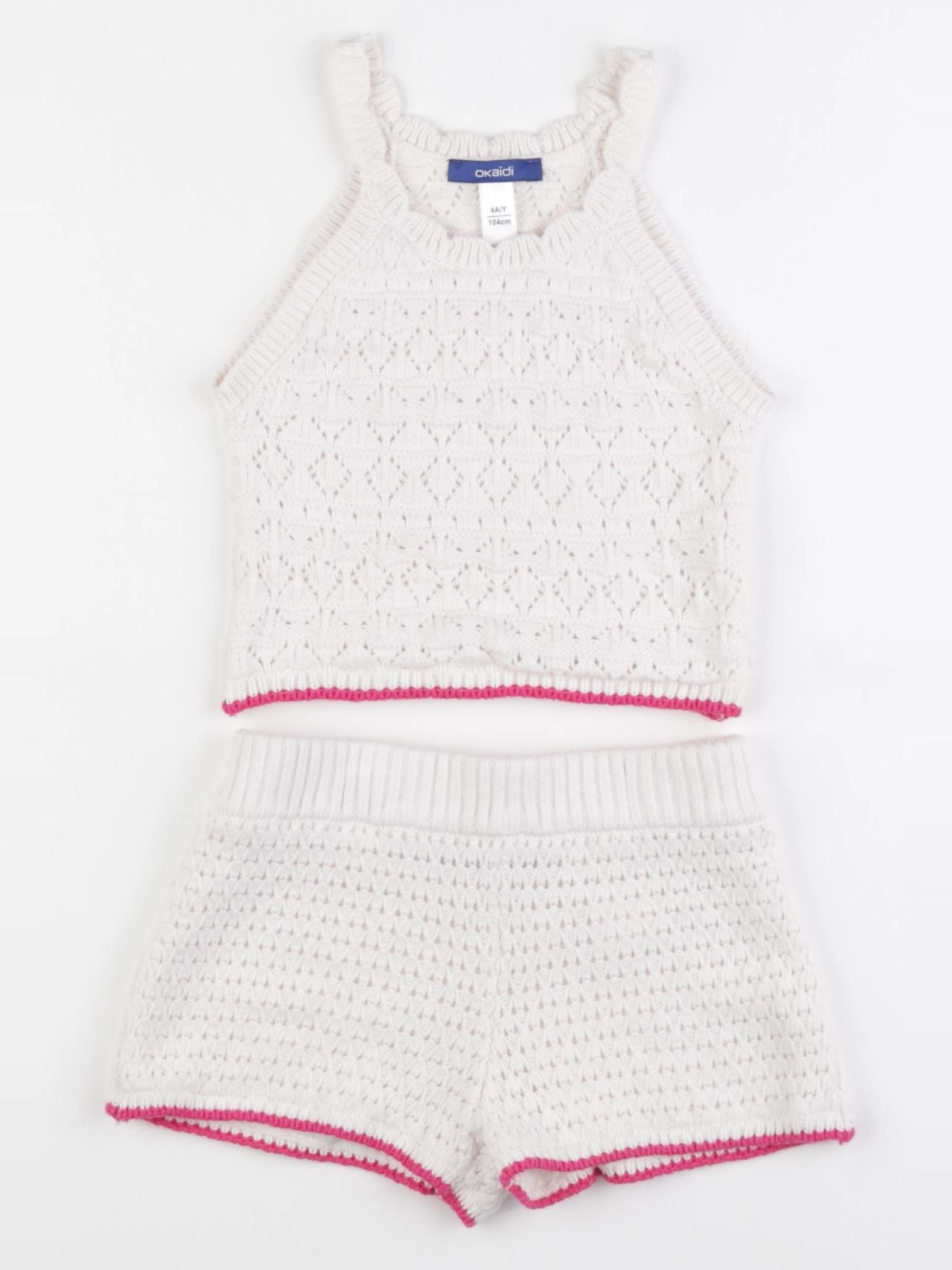 Okaidi - ensemble beige - 4 ans