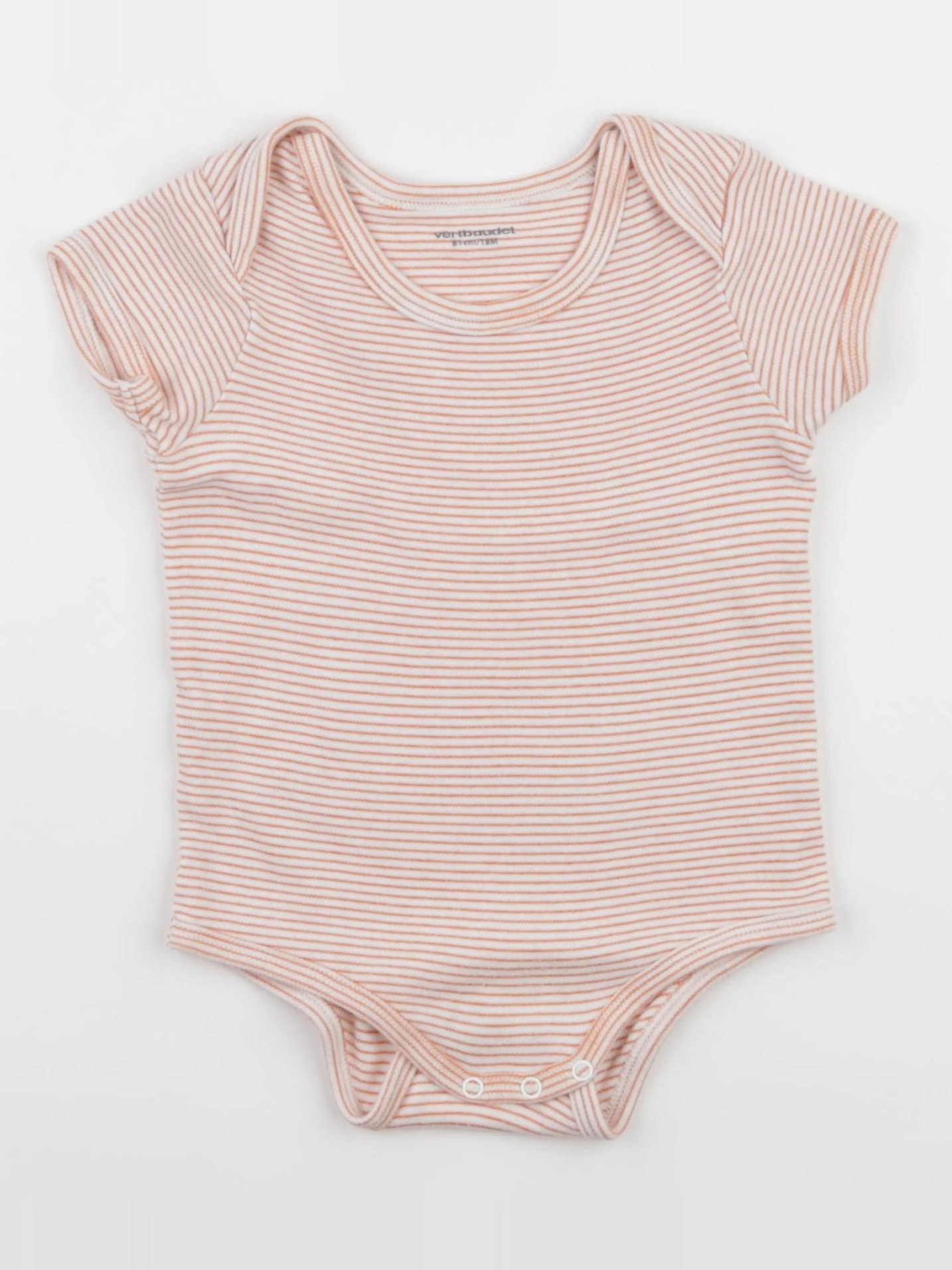 Vertbaudet - body orange - 18 mois