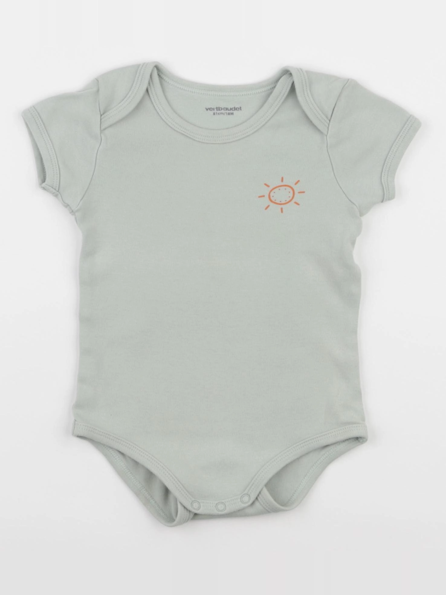Vertbaudet - body vert - 18 mois