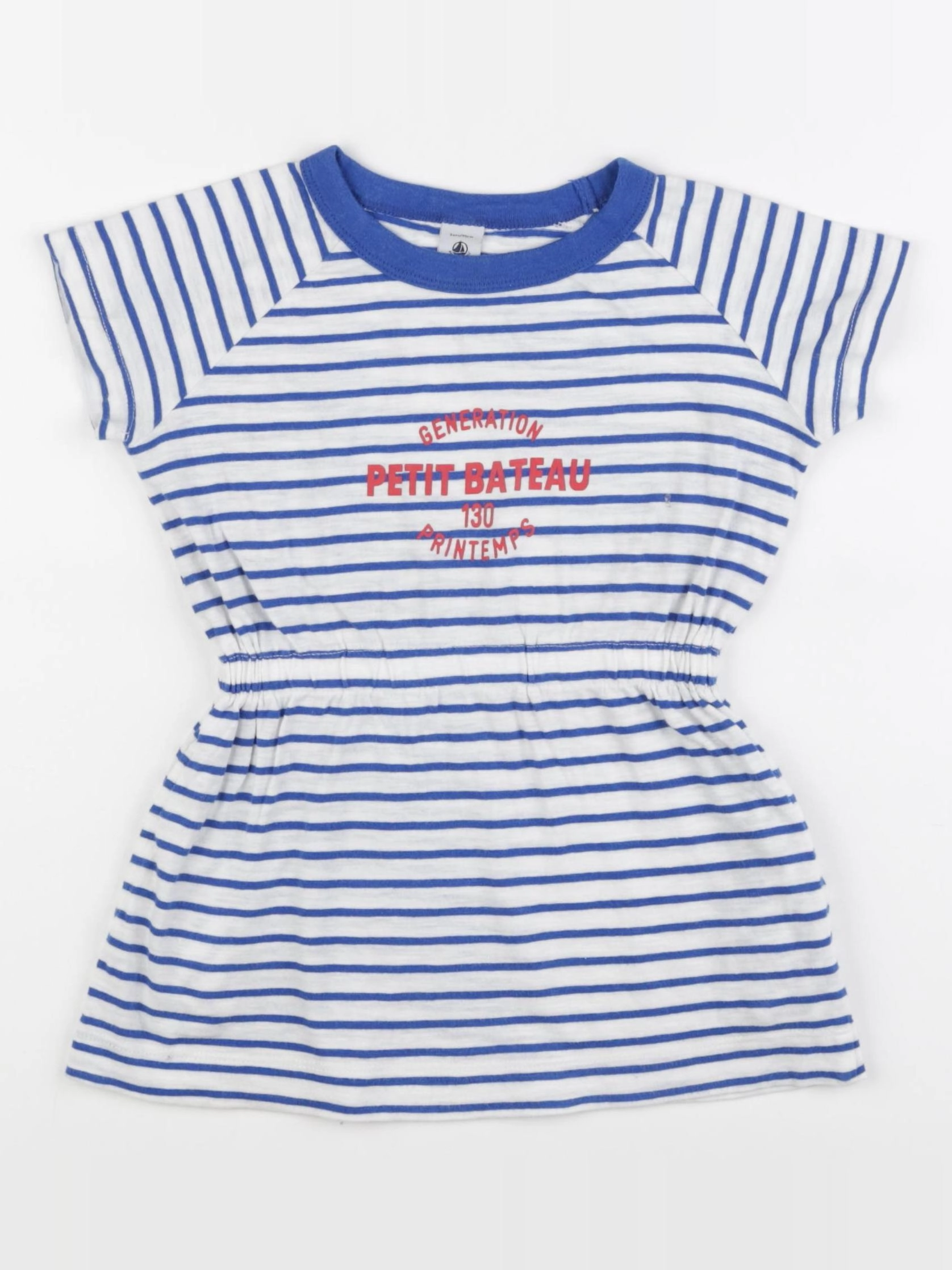 Petit Bateau - robe bleu - 3 ans