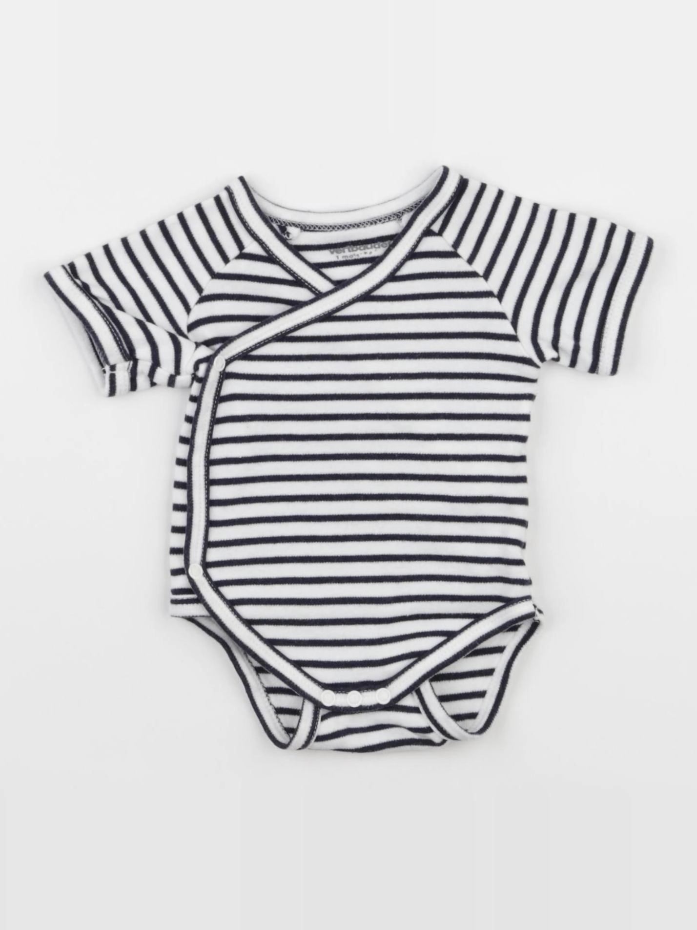 Vertbaudet - body bleu - 1 mois