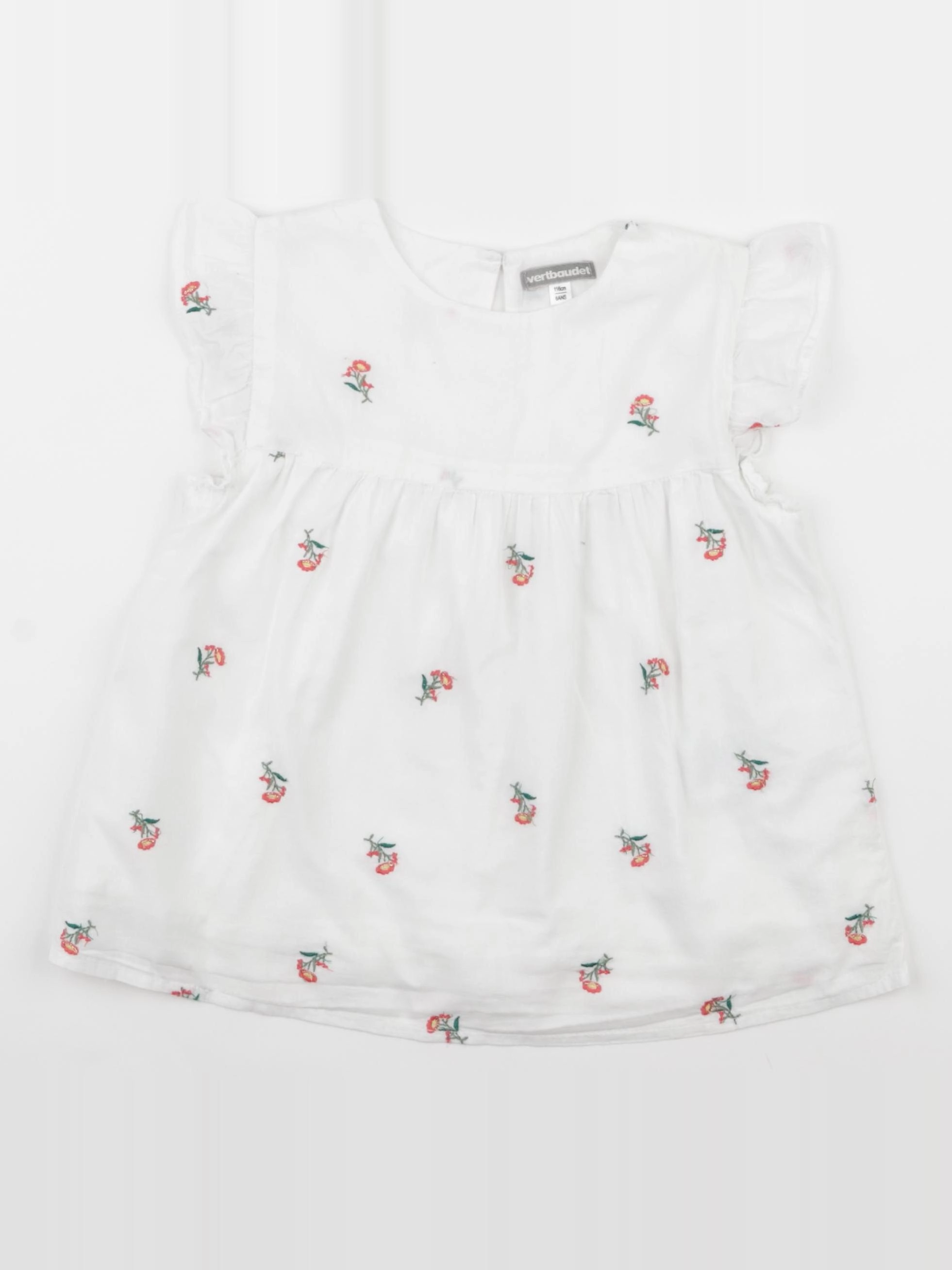 Vertbaudet - blouse blanc - 6 ans