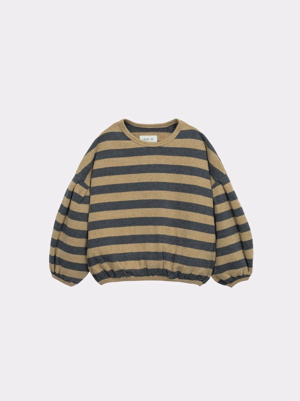 Play Up - sweat marron, gris - 3 ans