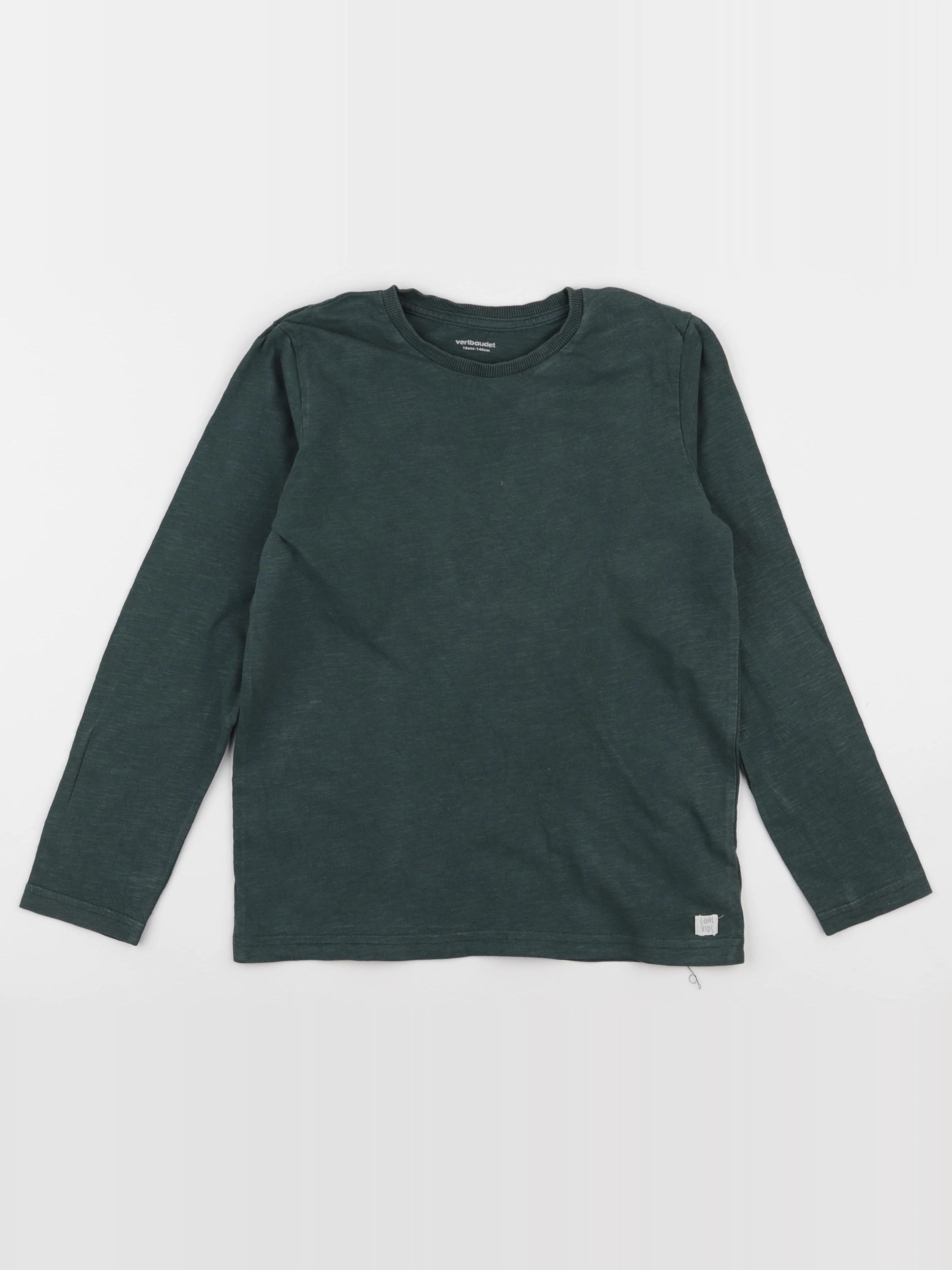Vertbaudet - tee-shirt vert - 10 ans