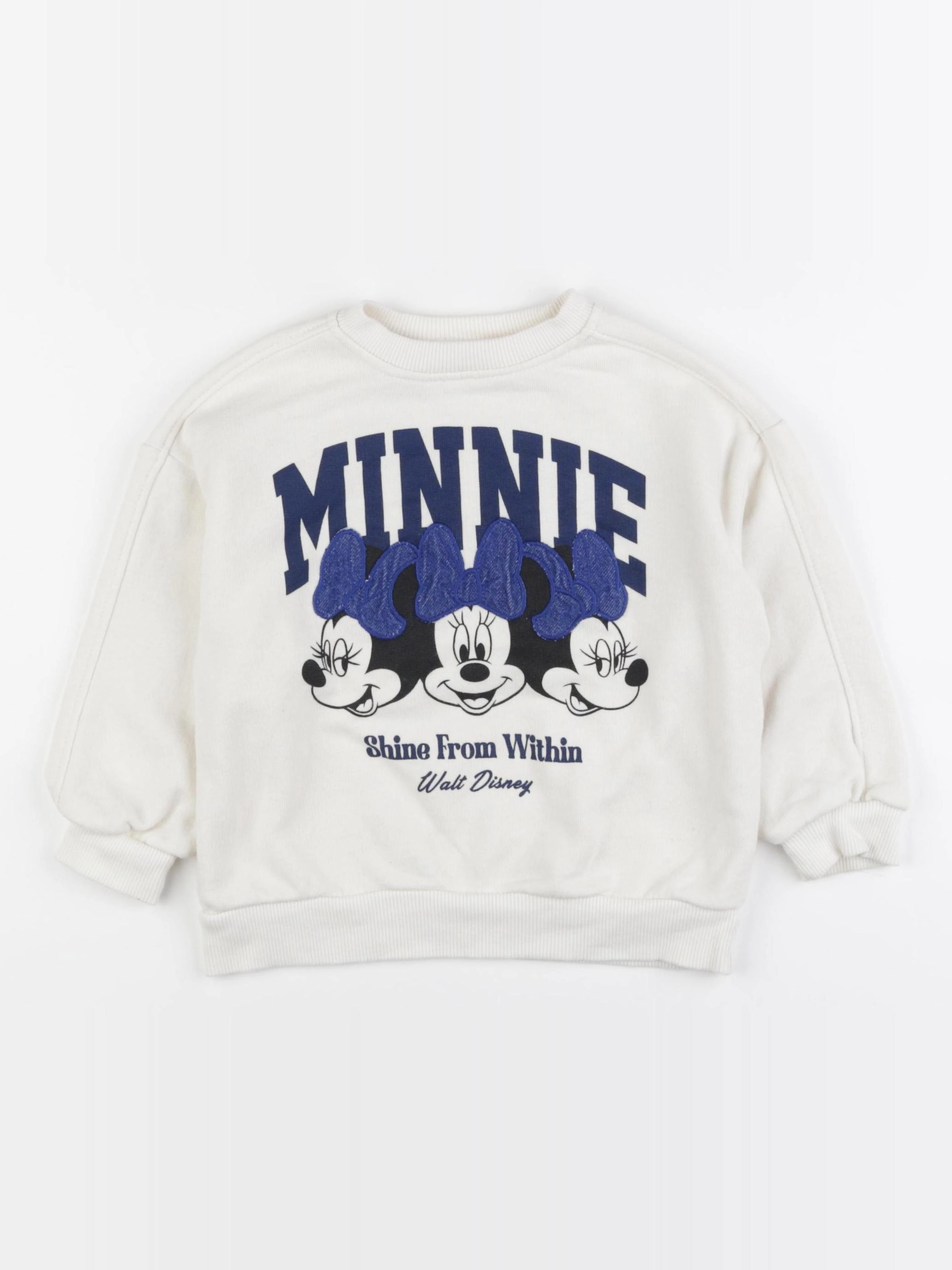 Zara - sweat blanc - 3 ans