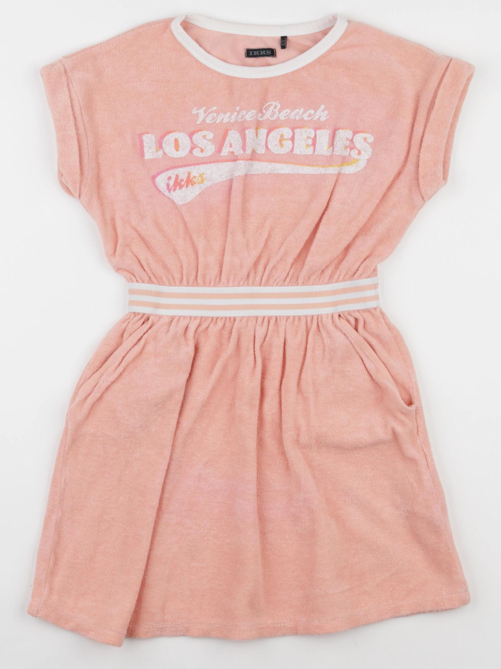 IKKS - robe rose - 10 ans