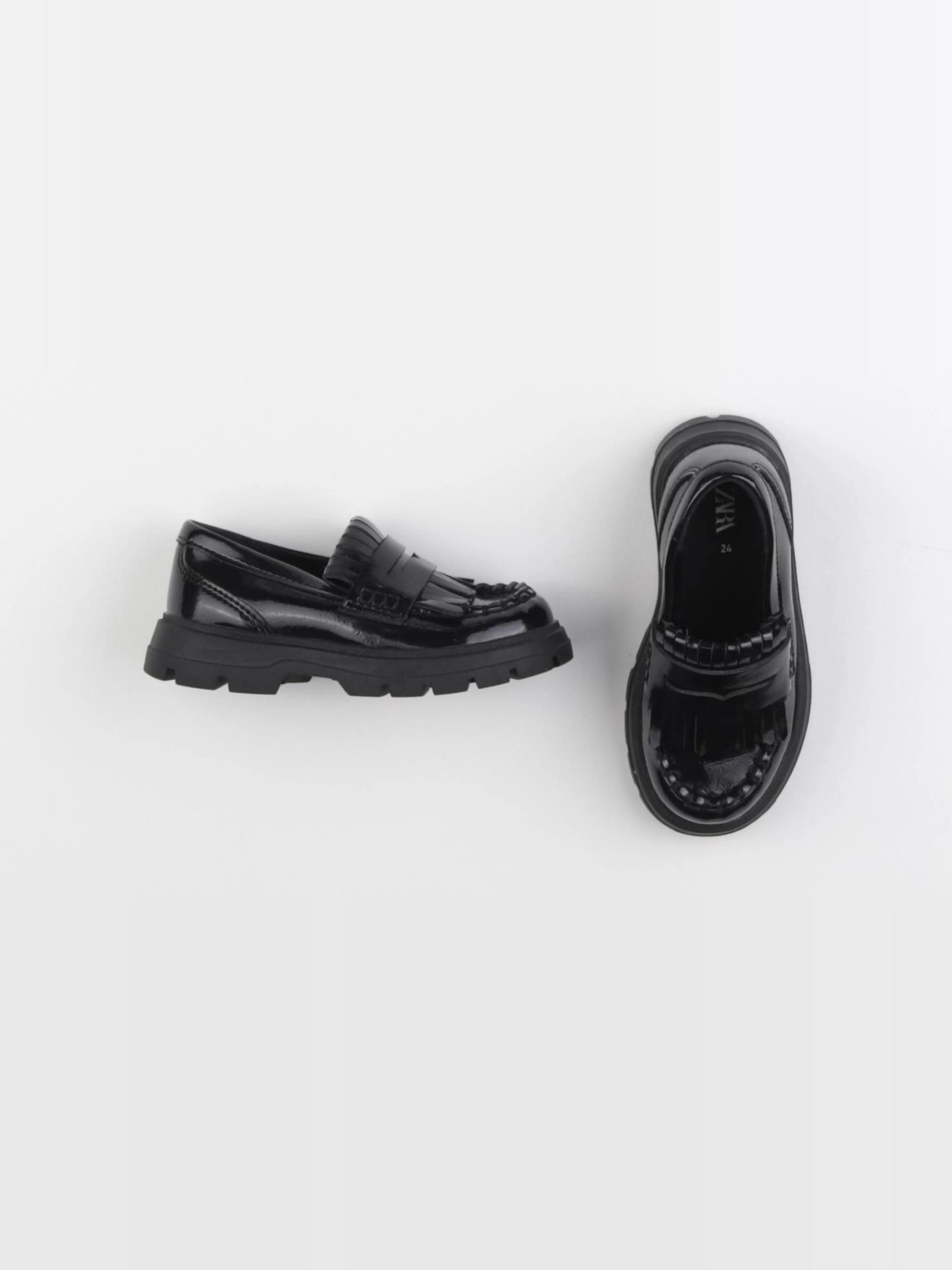 Zara - mocassins noir - pointure 24