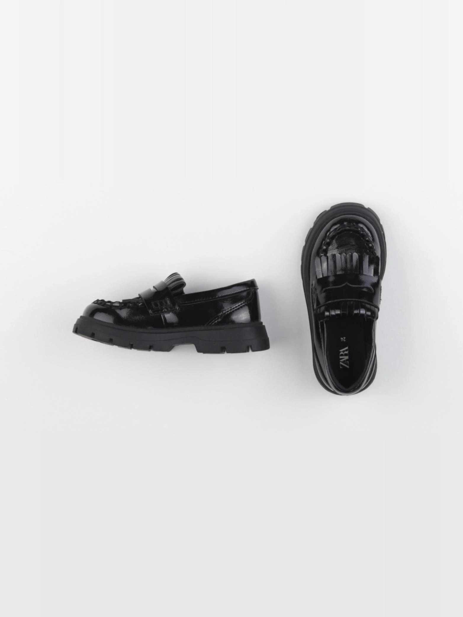 Zara - mocassins noir - pointure 24