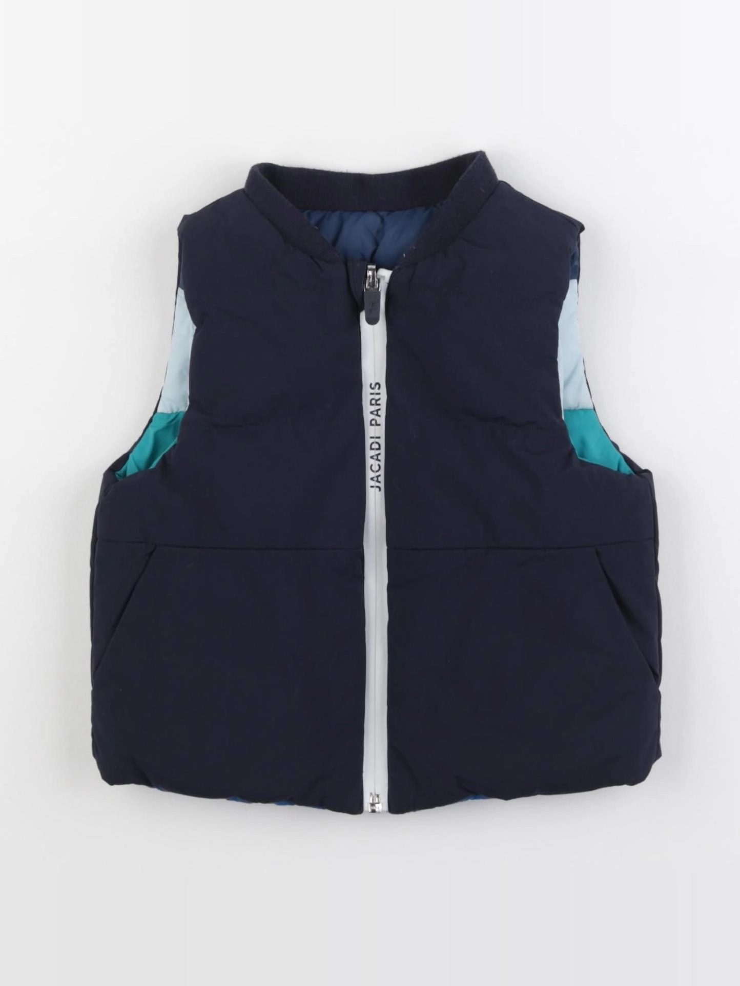 Jacadi - doudoune réversible bleu - 18 mois