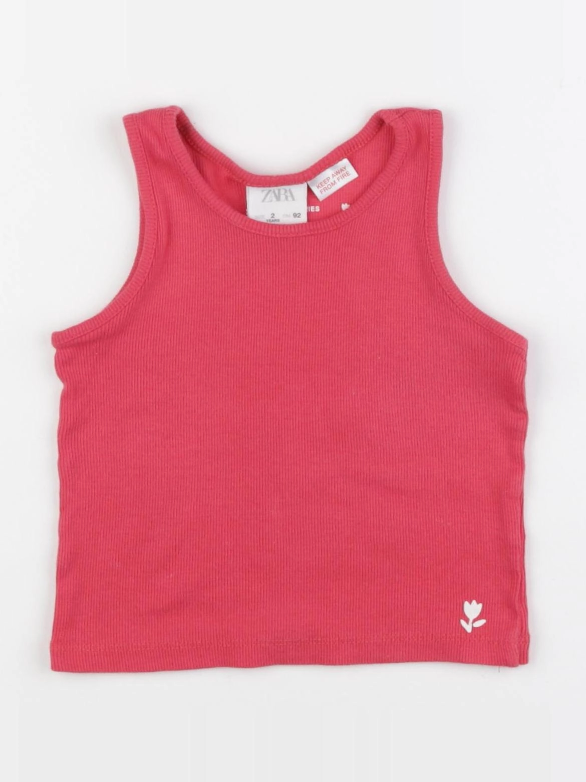 Zara - débardeur rose - 2 ans
