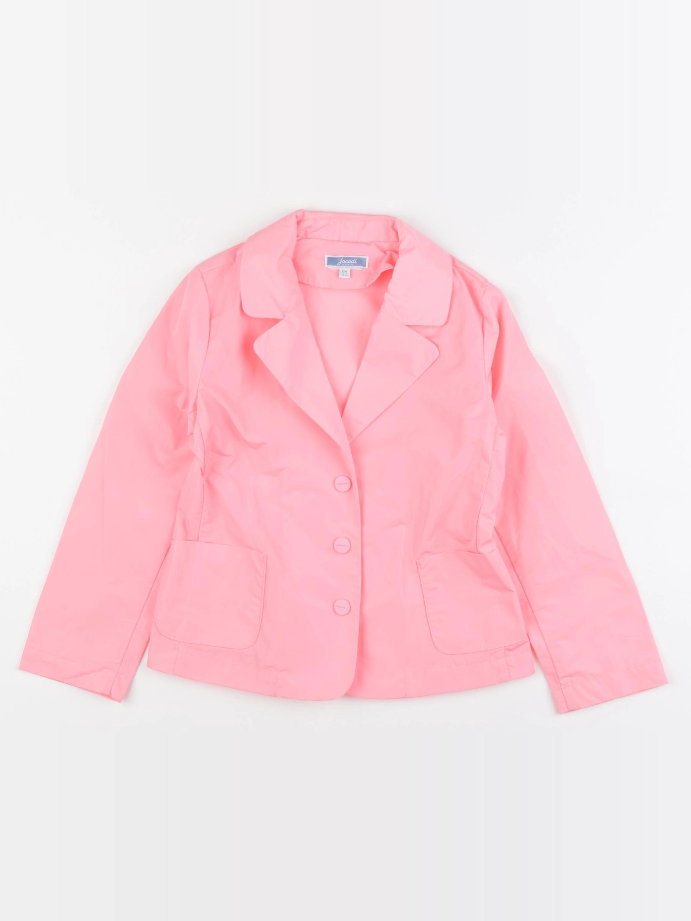 Jacadi - imperméable rose fluo - 6 ans