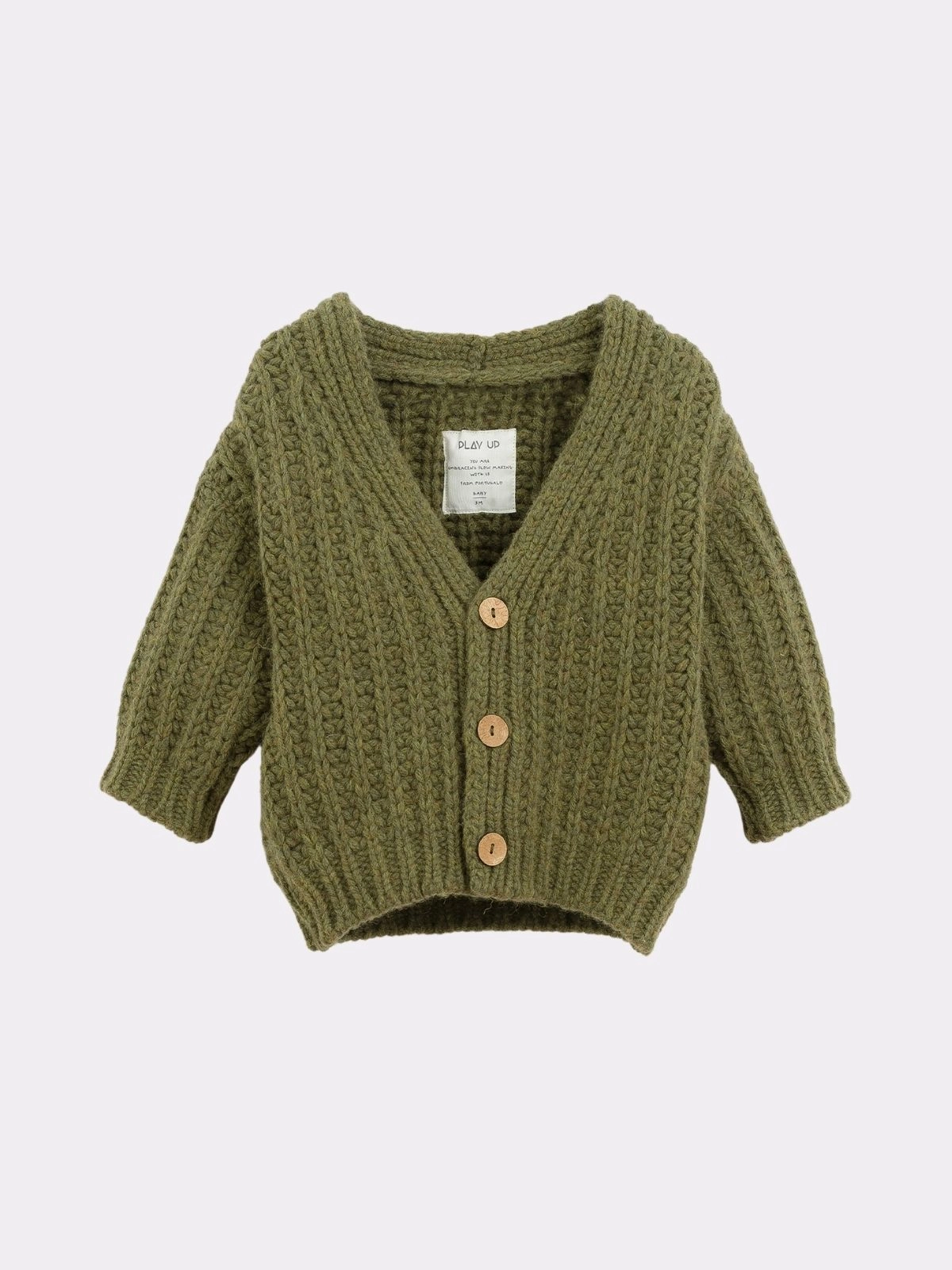Play Up - gilet vert - 6 mois