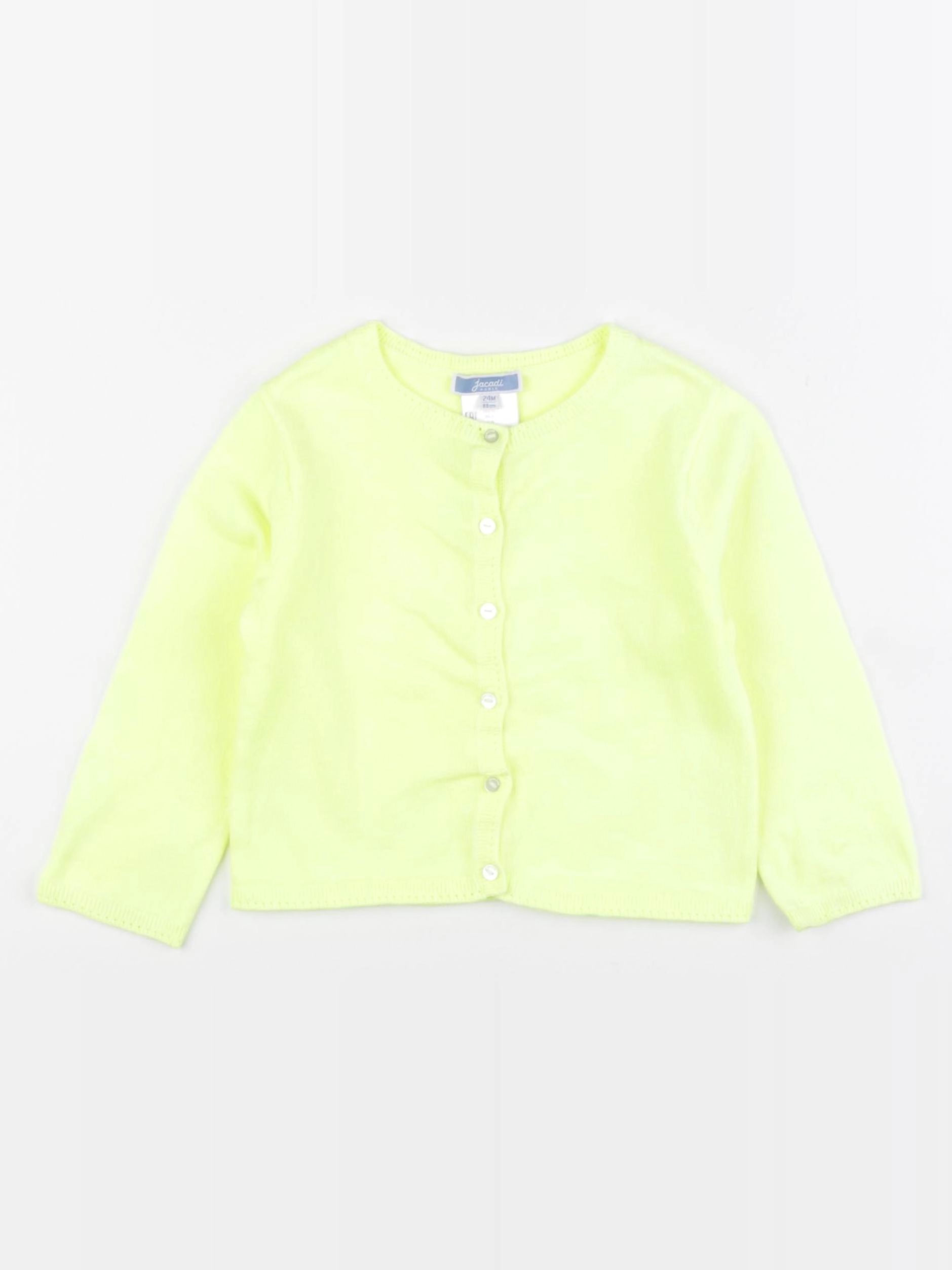 Jacadi - gilet jaune fluo - 24 mois