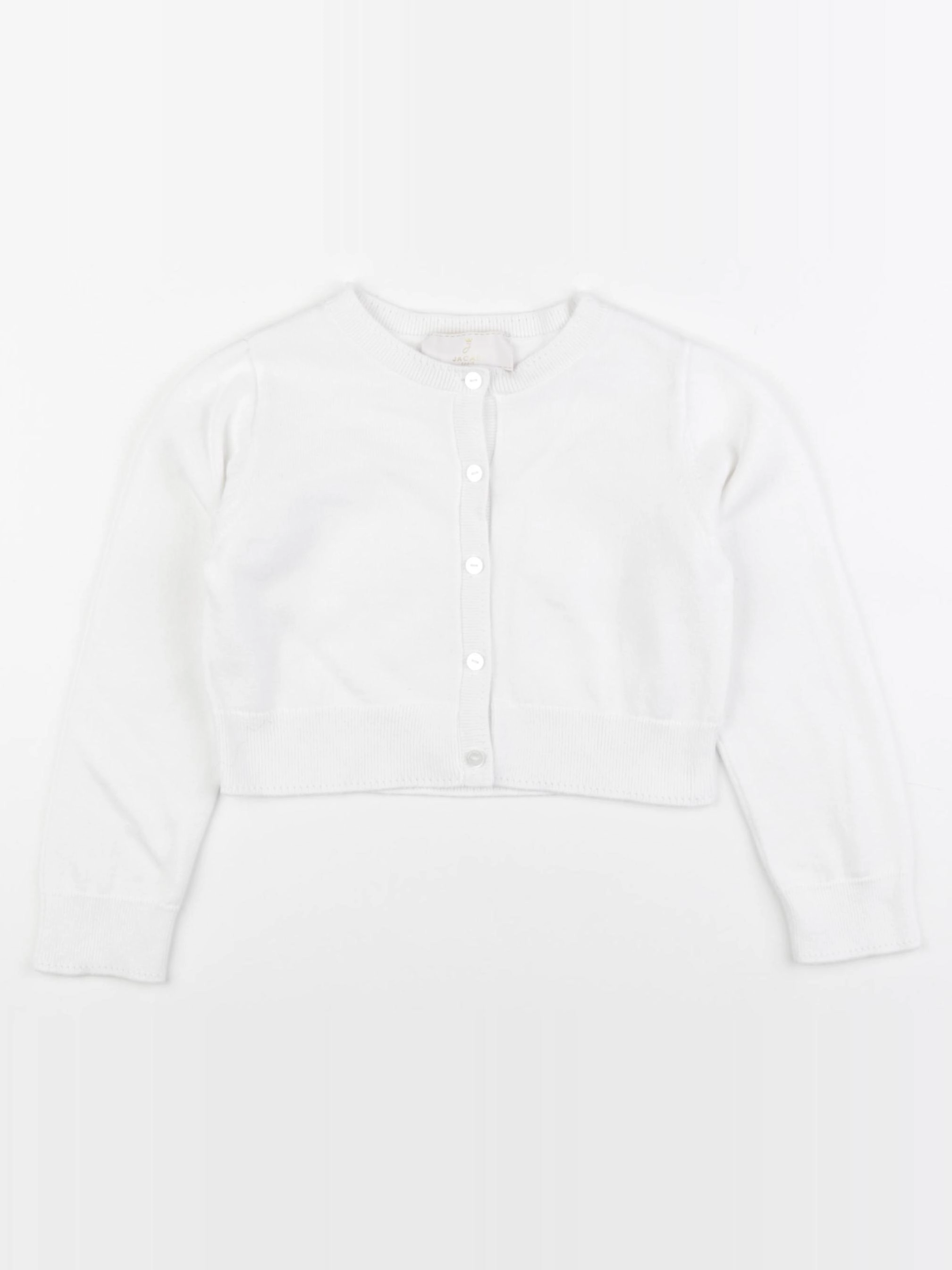 Jacadi - gilet blanc - 6 ans