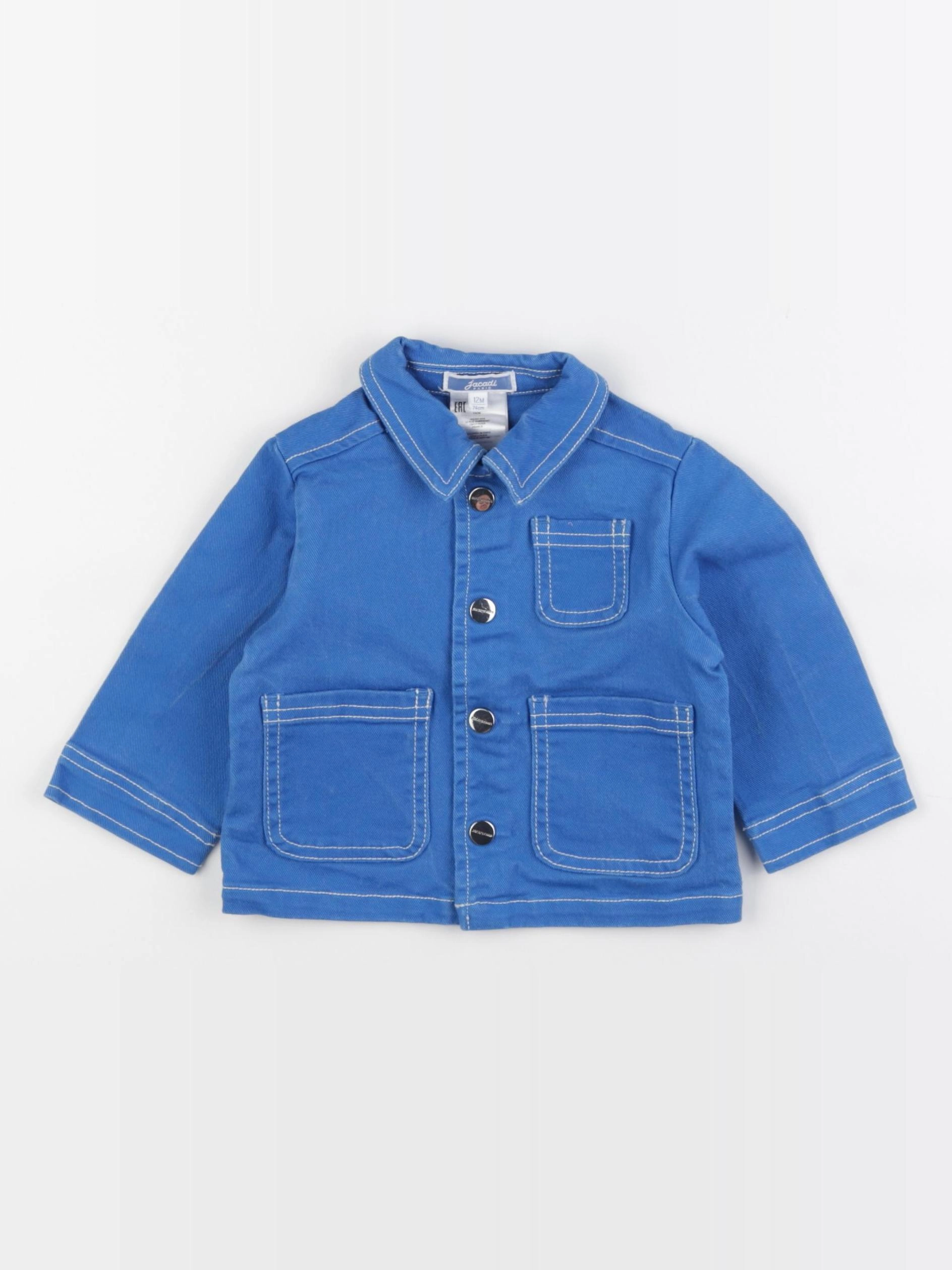 Jacadi - veste bleu - 12 mois