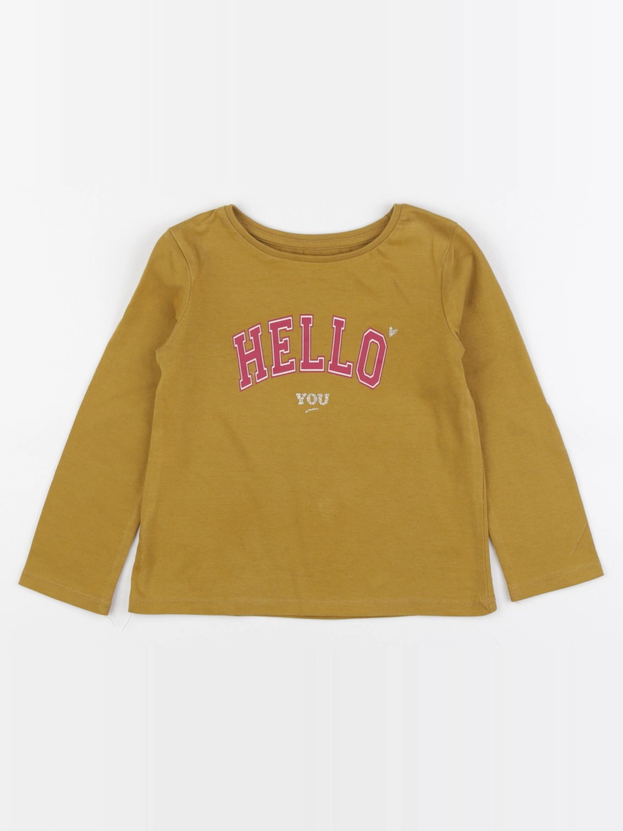 Vertbaudet - tee-shirt jaune - 3 ans