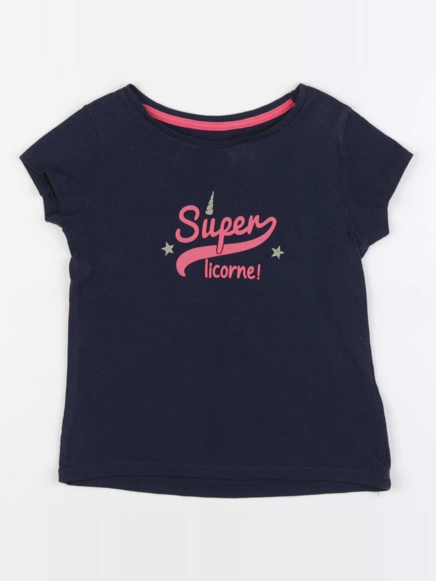 Vertbaudet - tee-shirt bleu - 3 ans
