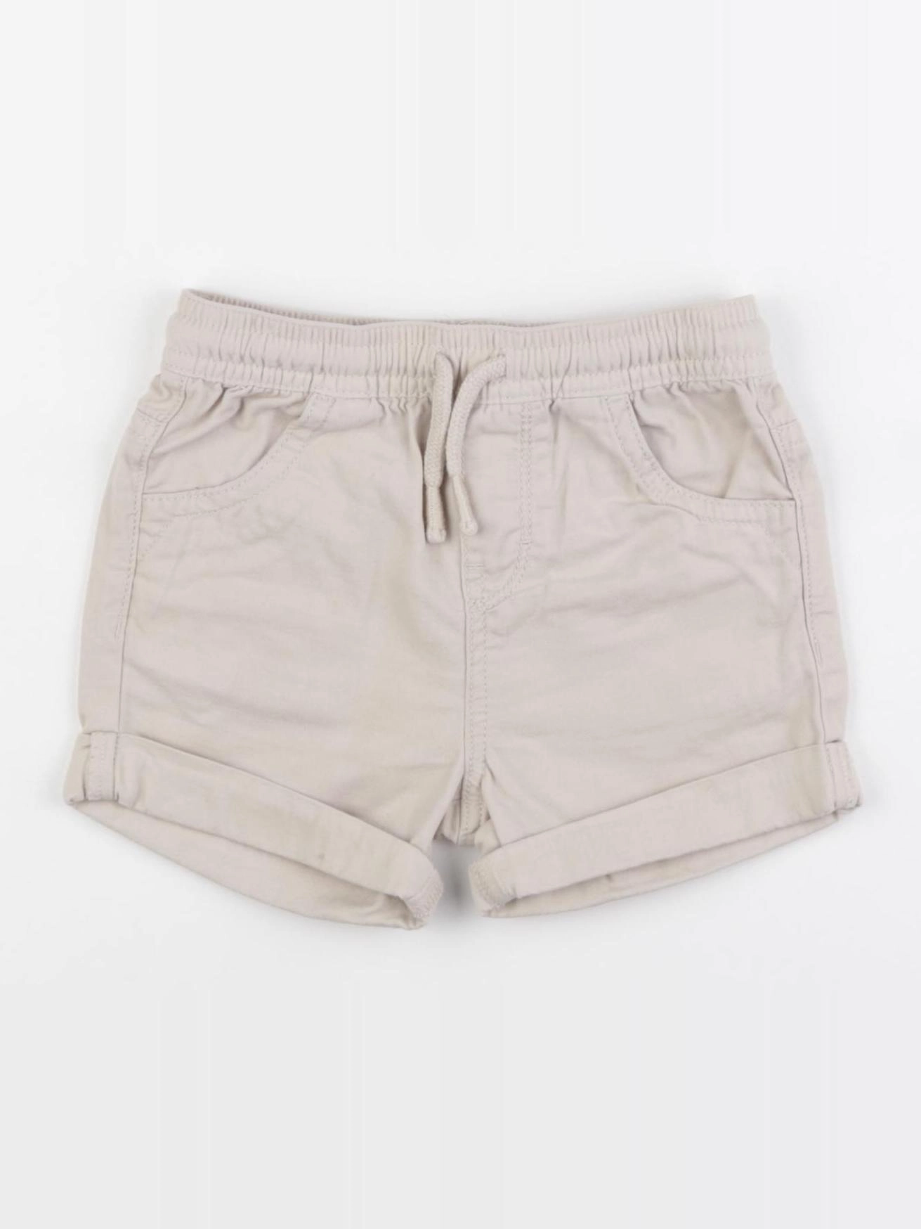 Vertbaudet - short beige - 24 mois