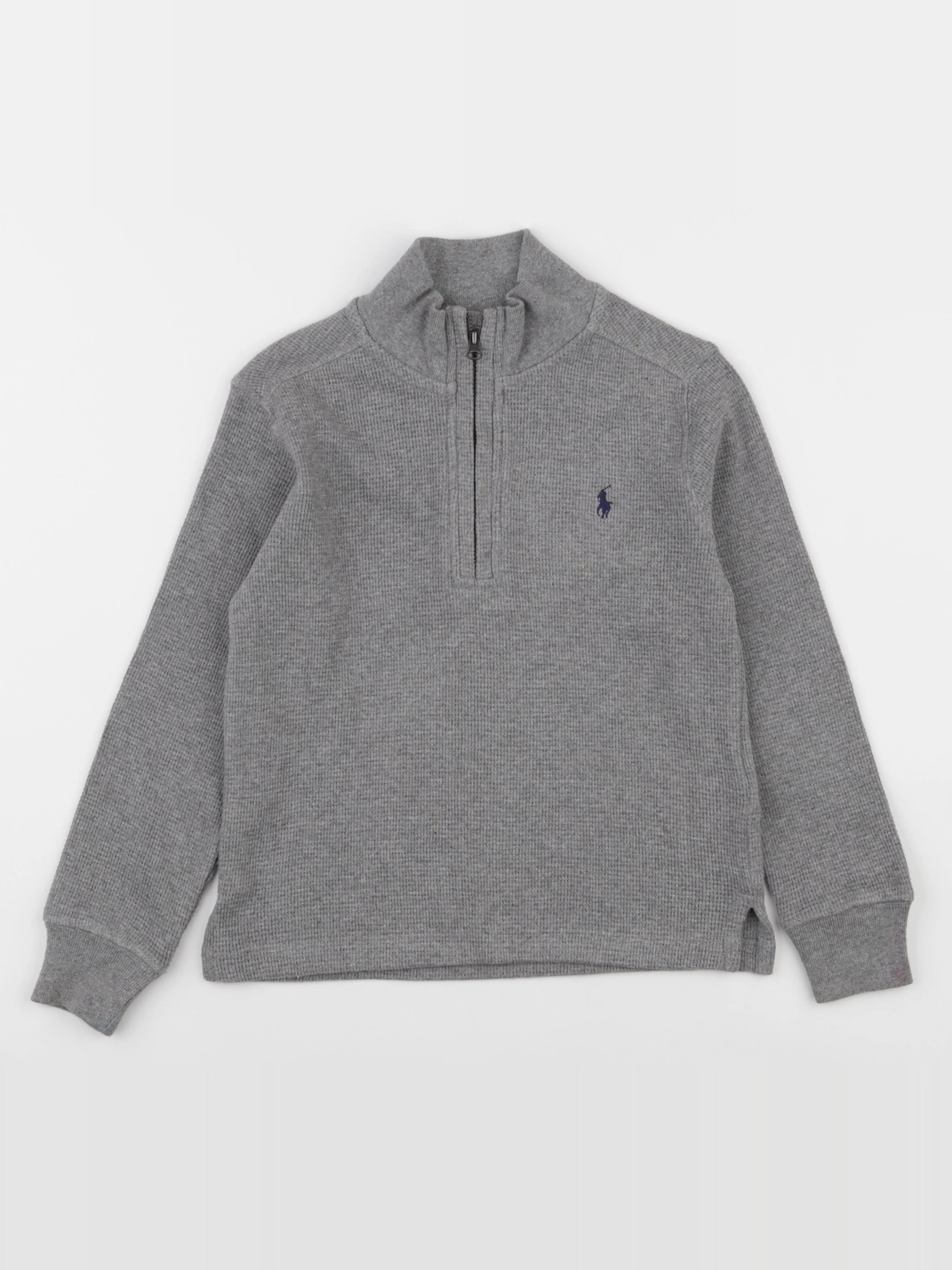 Ralph Lauren - pull gris - 4 ans