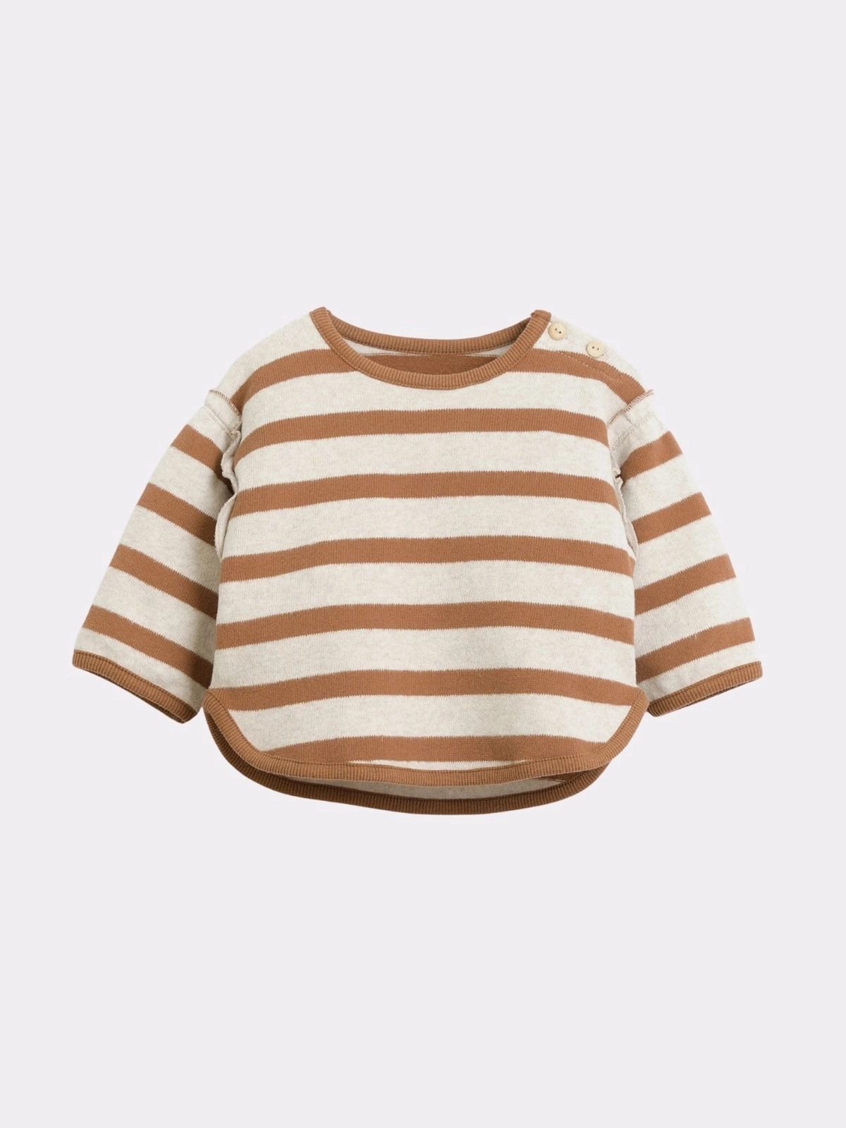 Play Up - sweat marron, beige - 12 mois